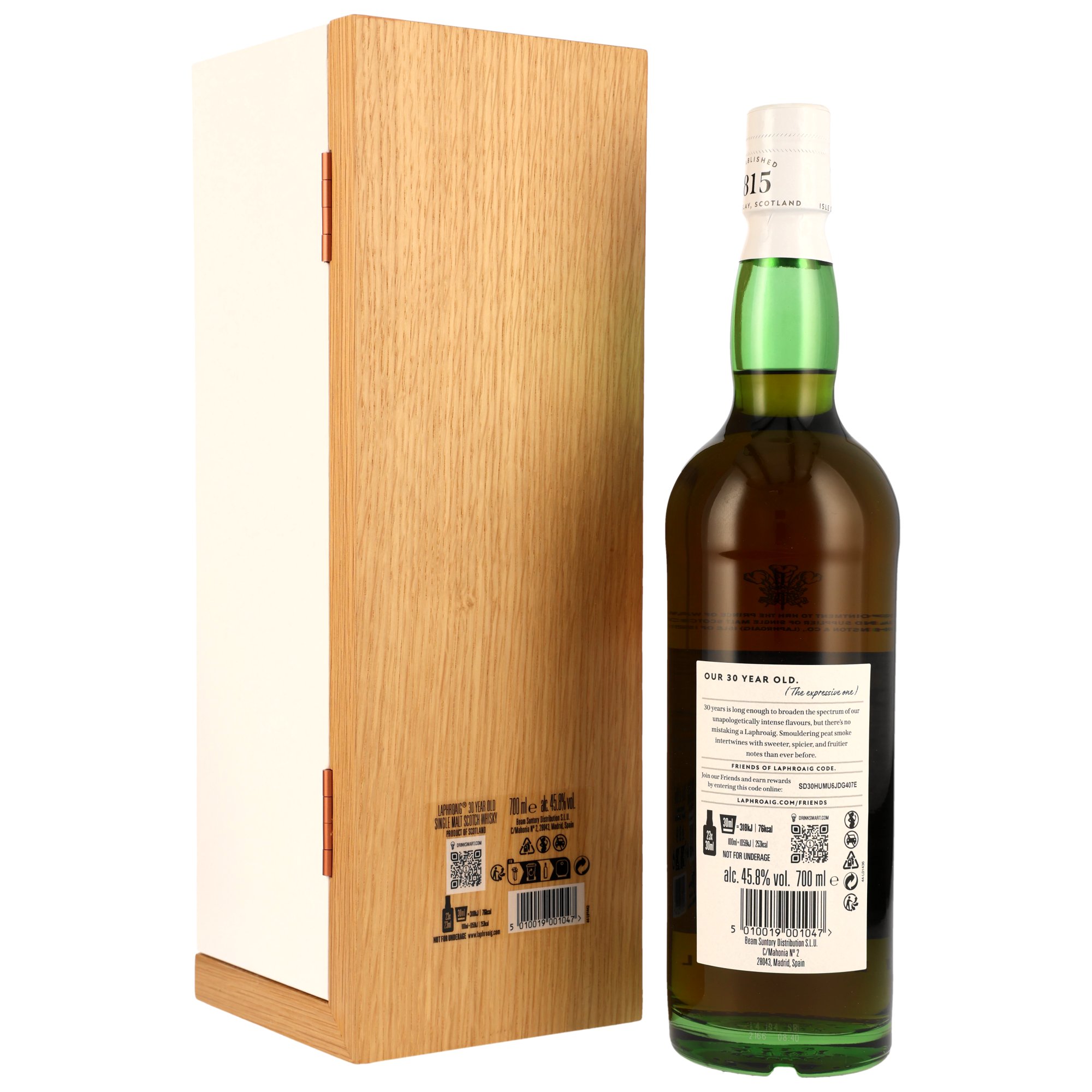 Laphroaig 30 y.o. 2024 Release Bourbon & Sherry Casks