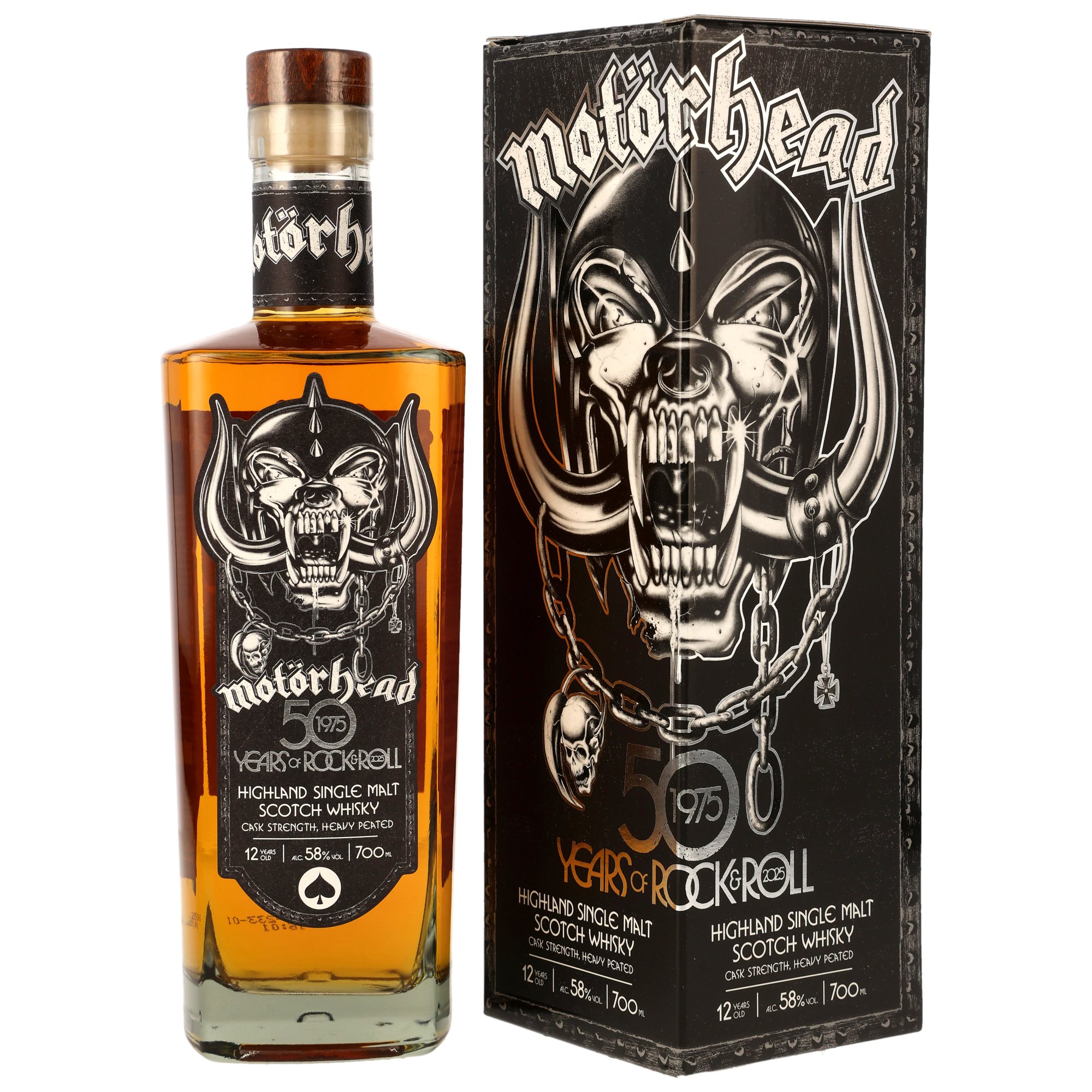 Motörhead 50 Years of Rock & Roll Highland Single Malt Scotch Whisky 12 y.o.