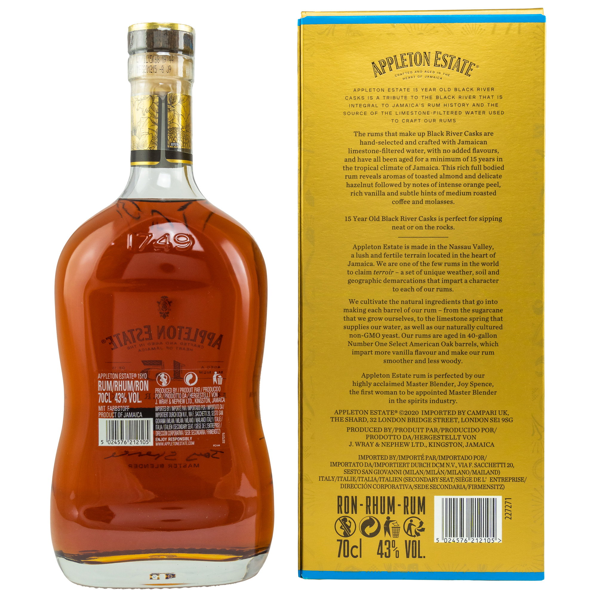 Appleton 15 y.o. Rum Black River Casks