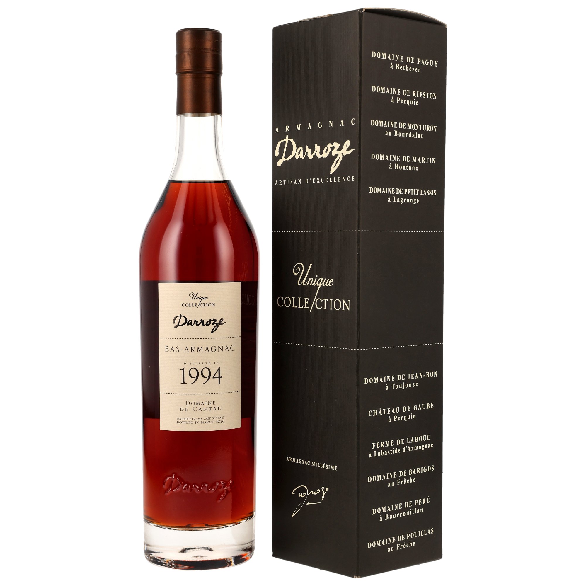 Domaine de Cantau 1994/2026 - 32 y.o. - Armagnac Darroze