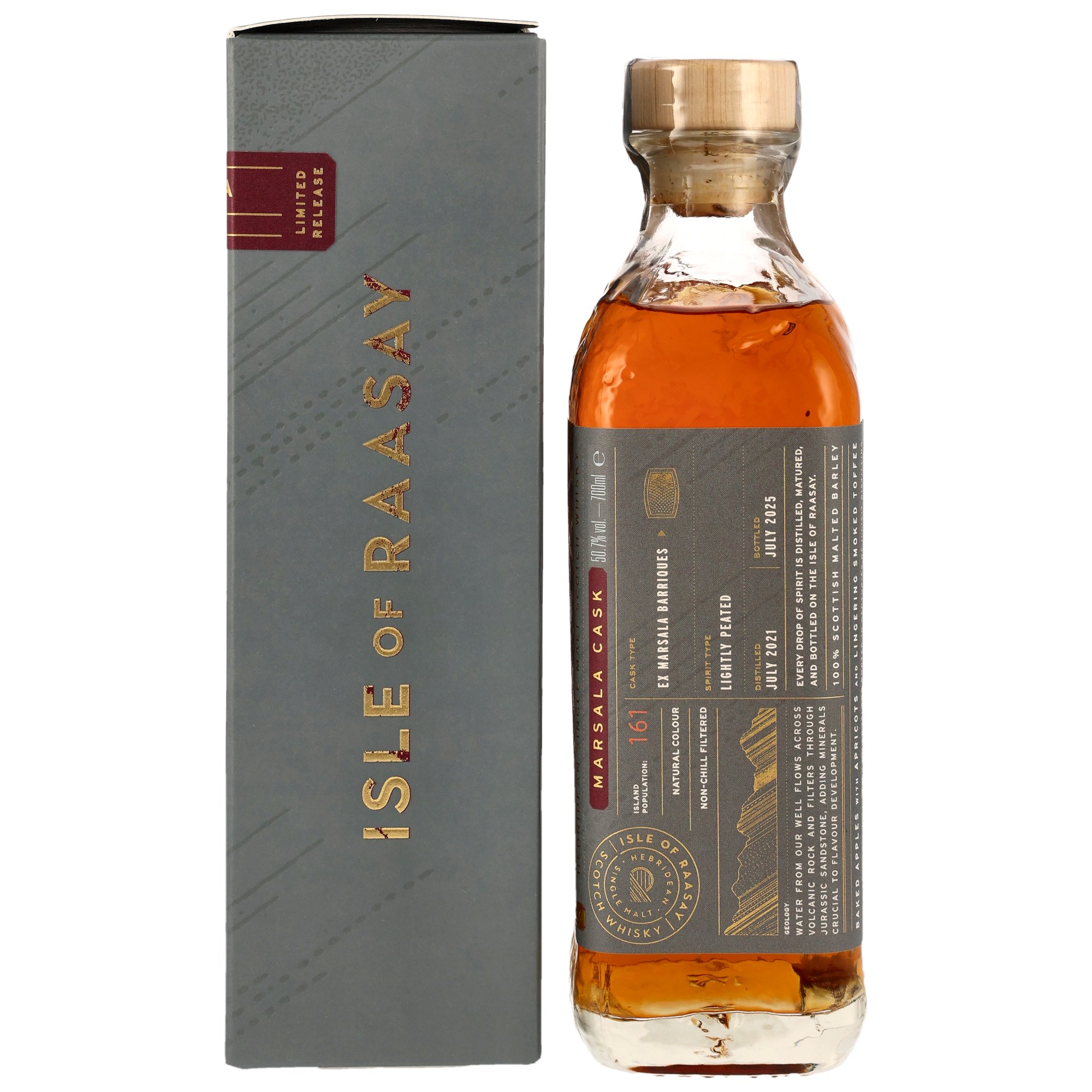 Isle of Raasay Single Malt Whisky Marsala Cask Limited Release