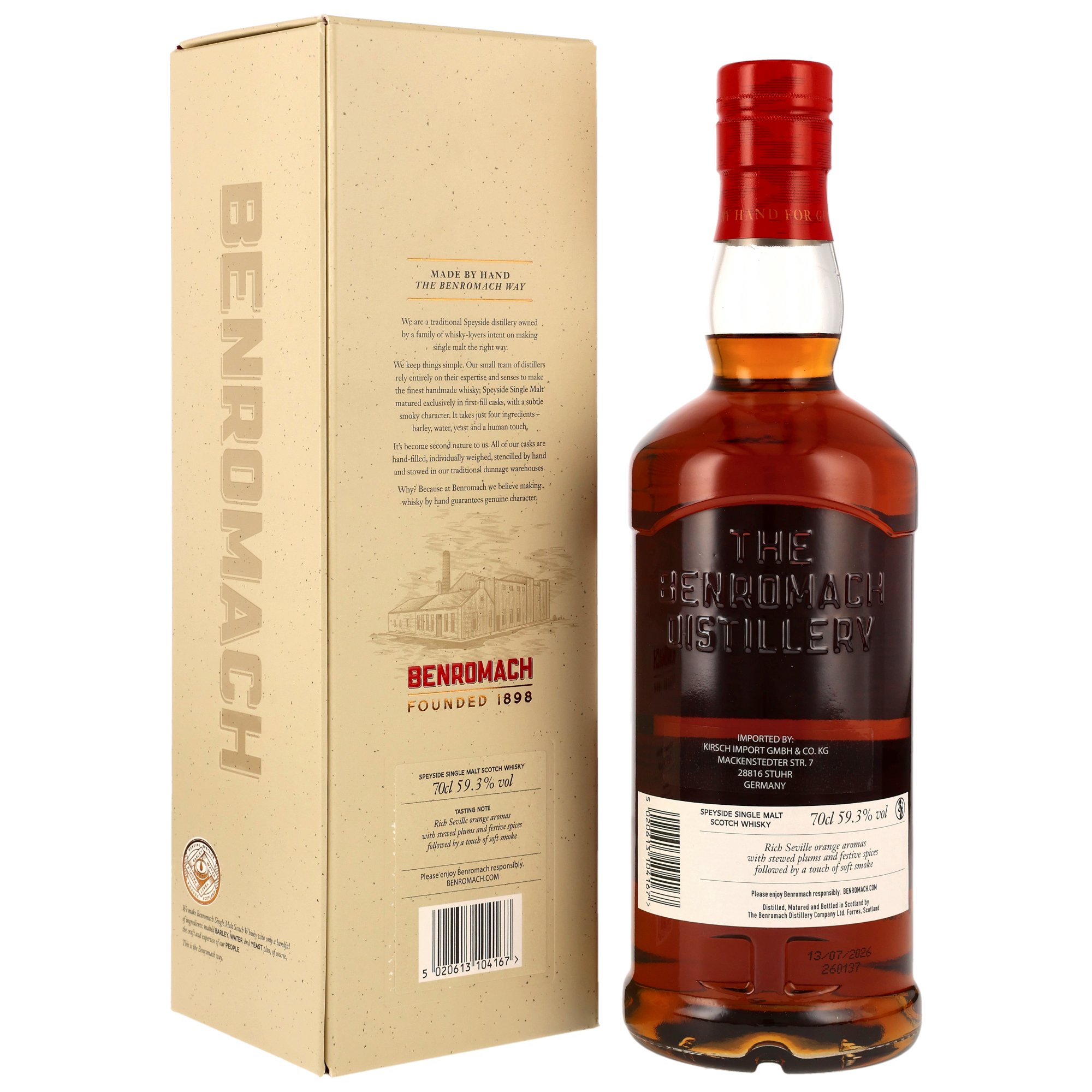 Benromach 2014/2026 - 12 y.o. - 1st Fill Sherry Hogshead #434