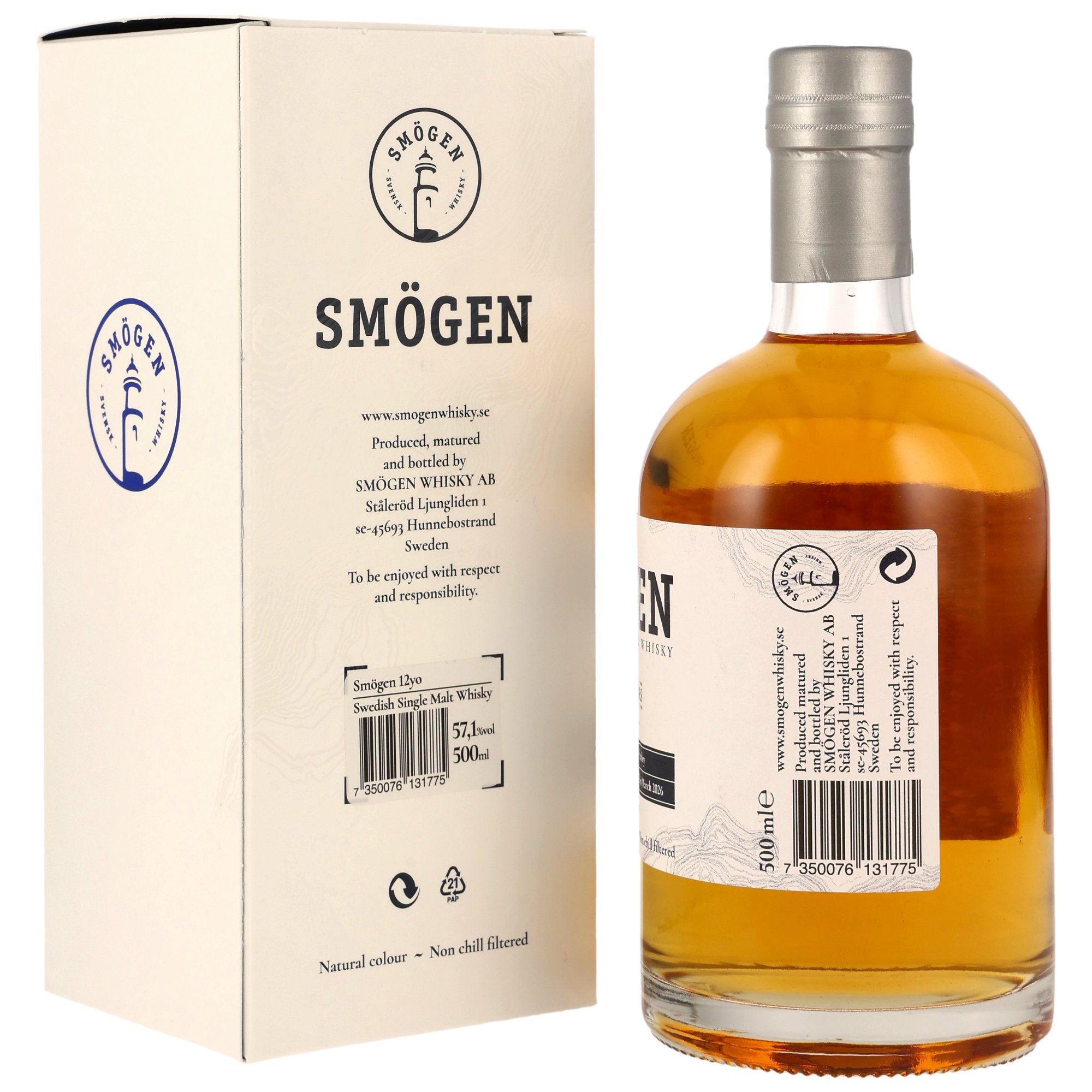Smögen 2014/2026 - 12 y.o. - Swedish Single Malt - 1st Fill ex-Bourbon and Sherry Casks