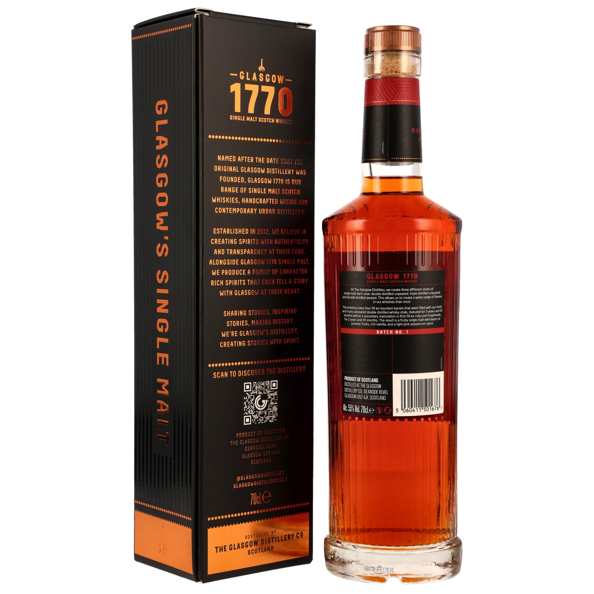 Glasgow 1770 - 2018/2025 - 6 y.o. - Ruby Port Cask Finish