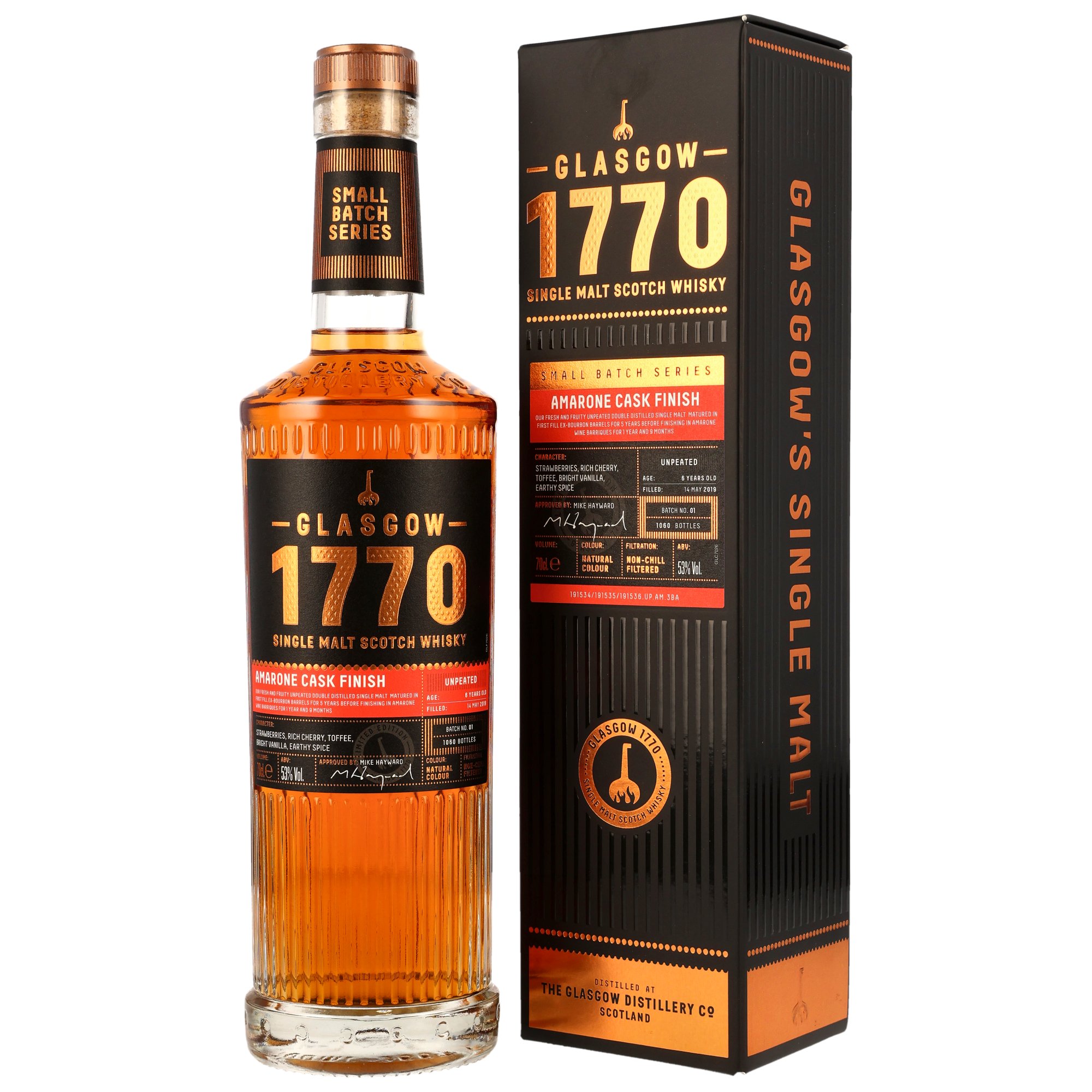 Glasgow 1770 - 2019/2026 - 6 y.o. - Amarone Cask Finish