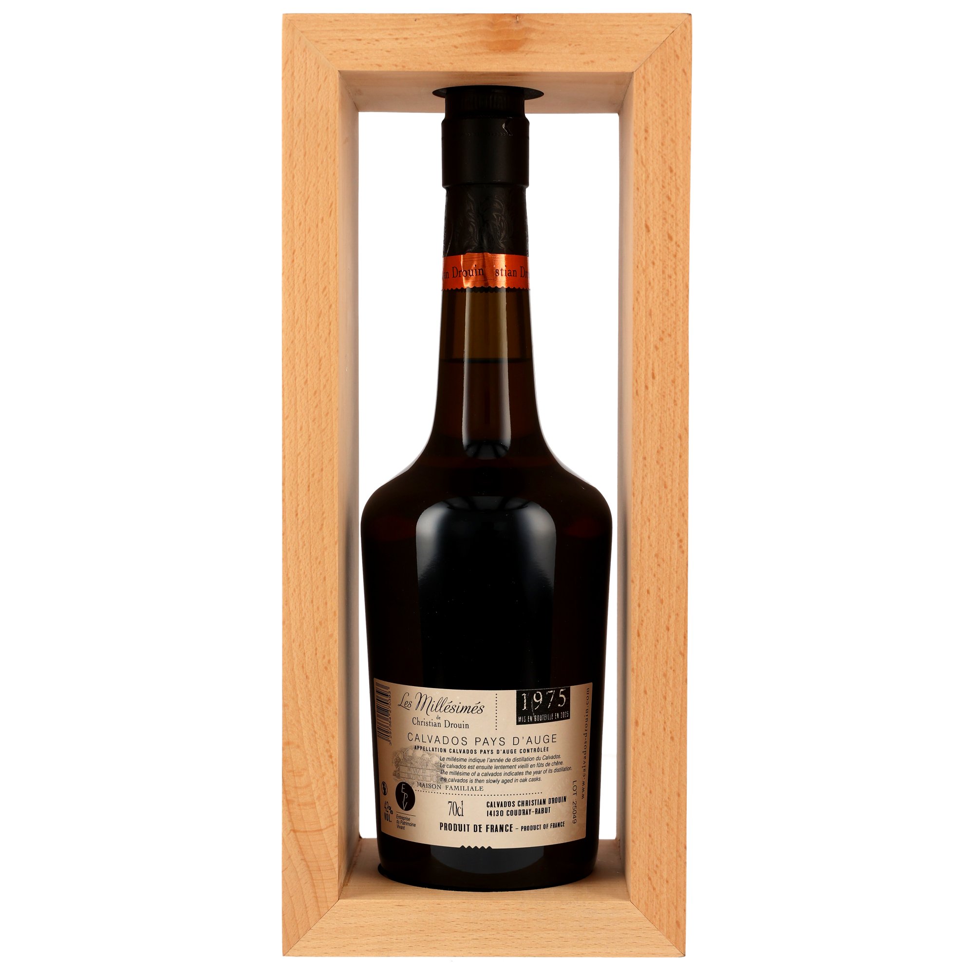 Christian Drouin Millésime 1975/2025 Calvados Pays d'Auge