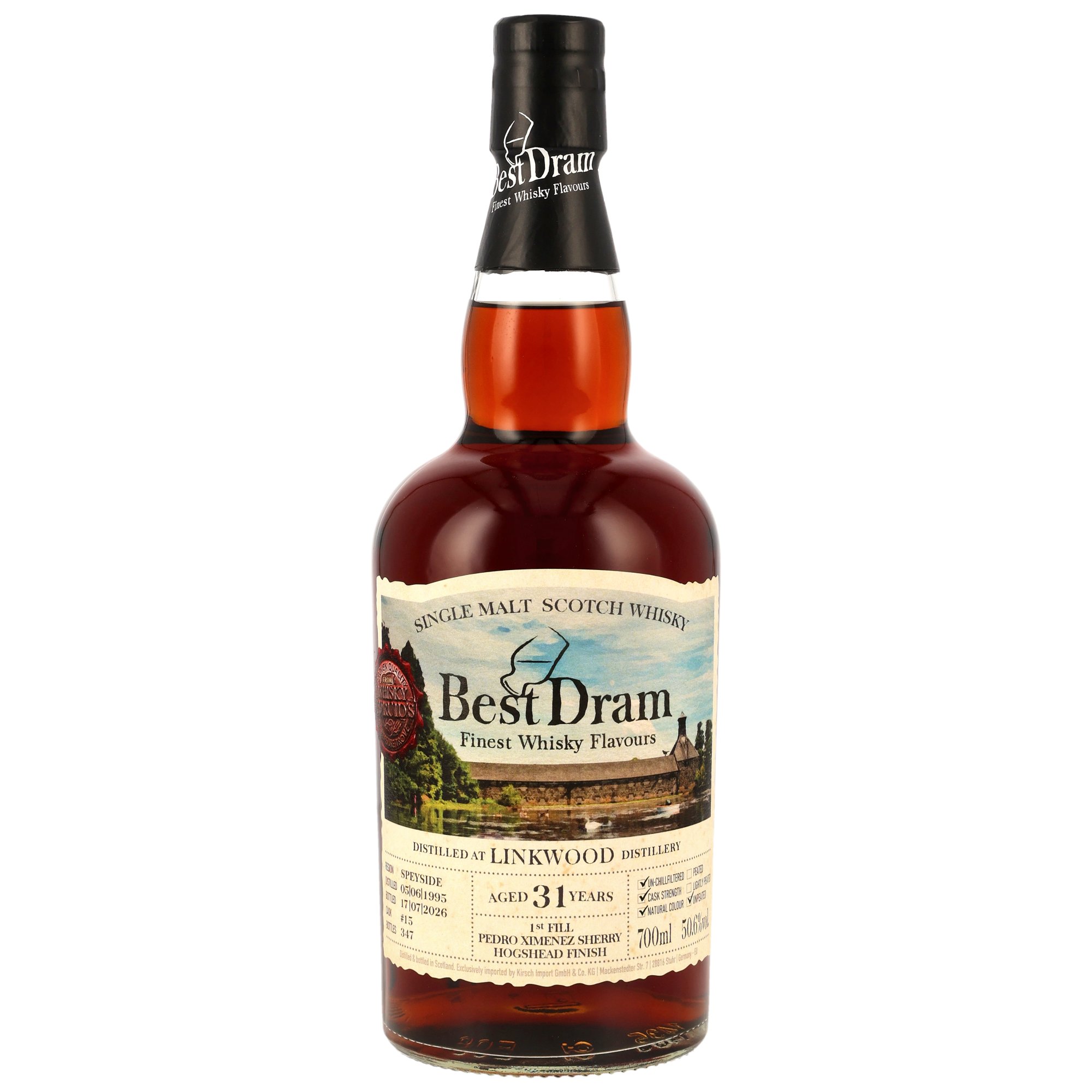 Linkwood 1995/2026 - 31 y.o. - 1st Fill PX Sherry Cask #15 (Best Dram)