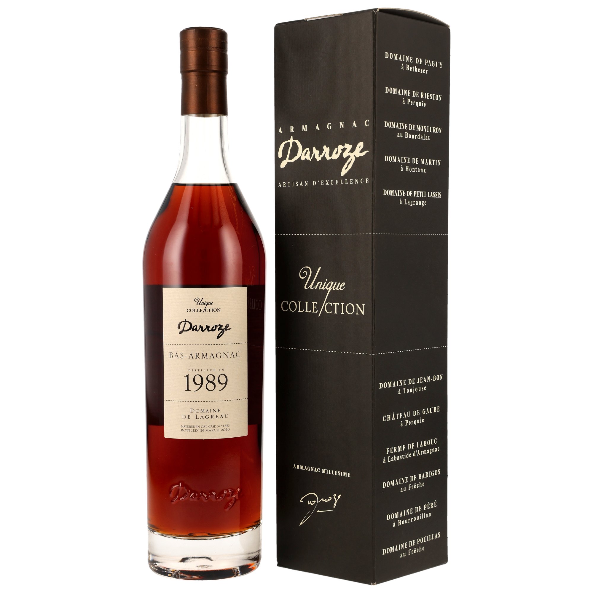Domaine de Lagreau 1989/2026 - 37 y.o. - Armagnac Darroze