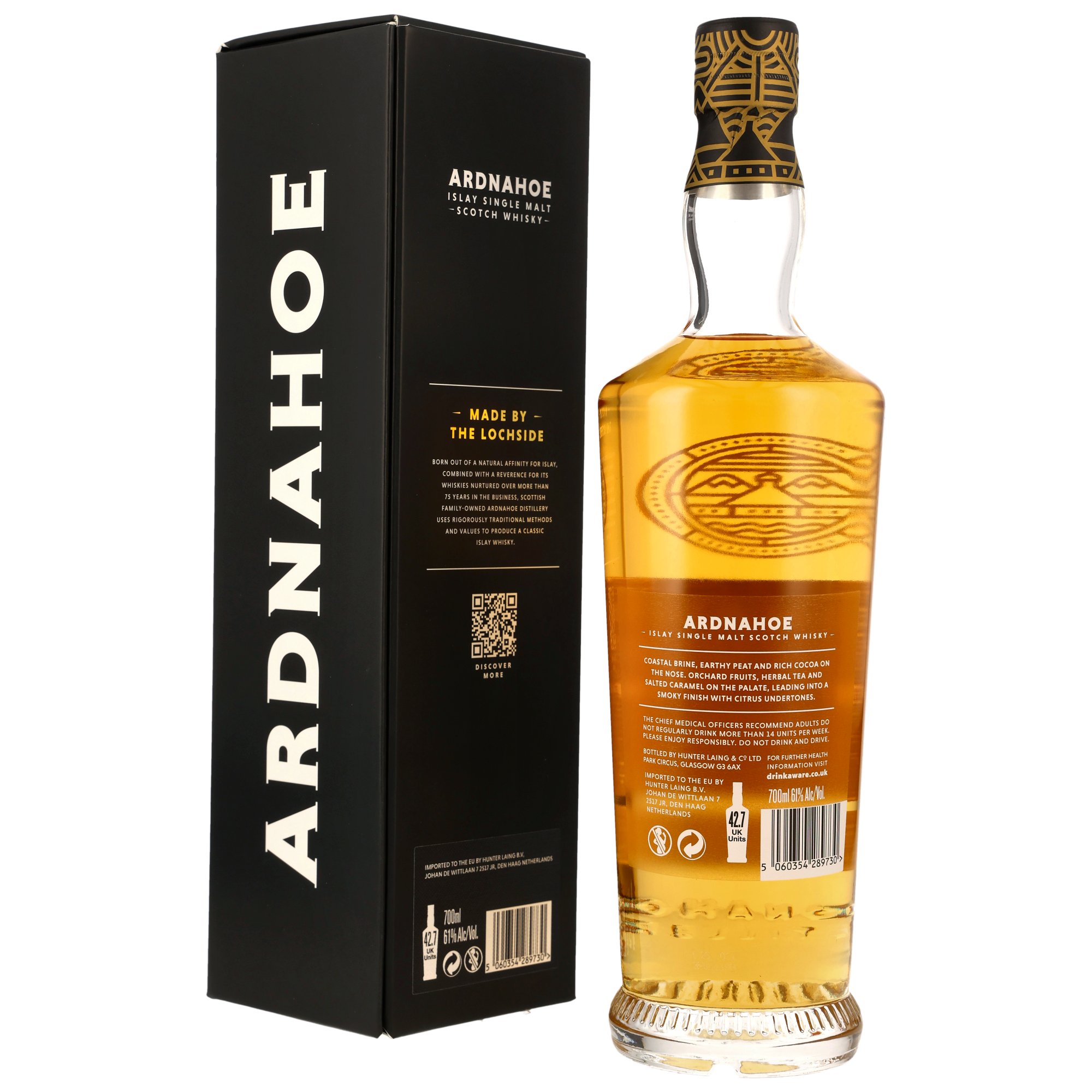 Ardnahoe 5 y.o. Cask Strength Batch #2 1st Fill Bourbon Barrels