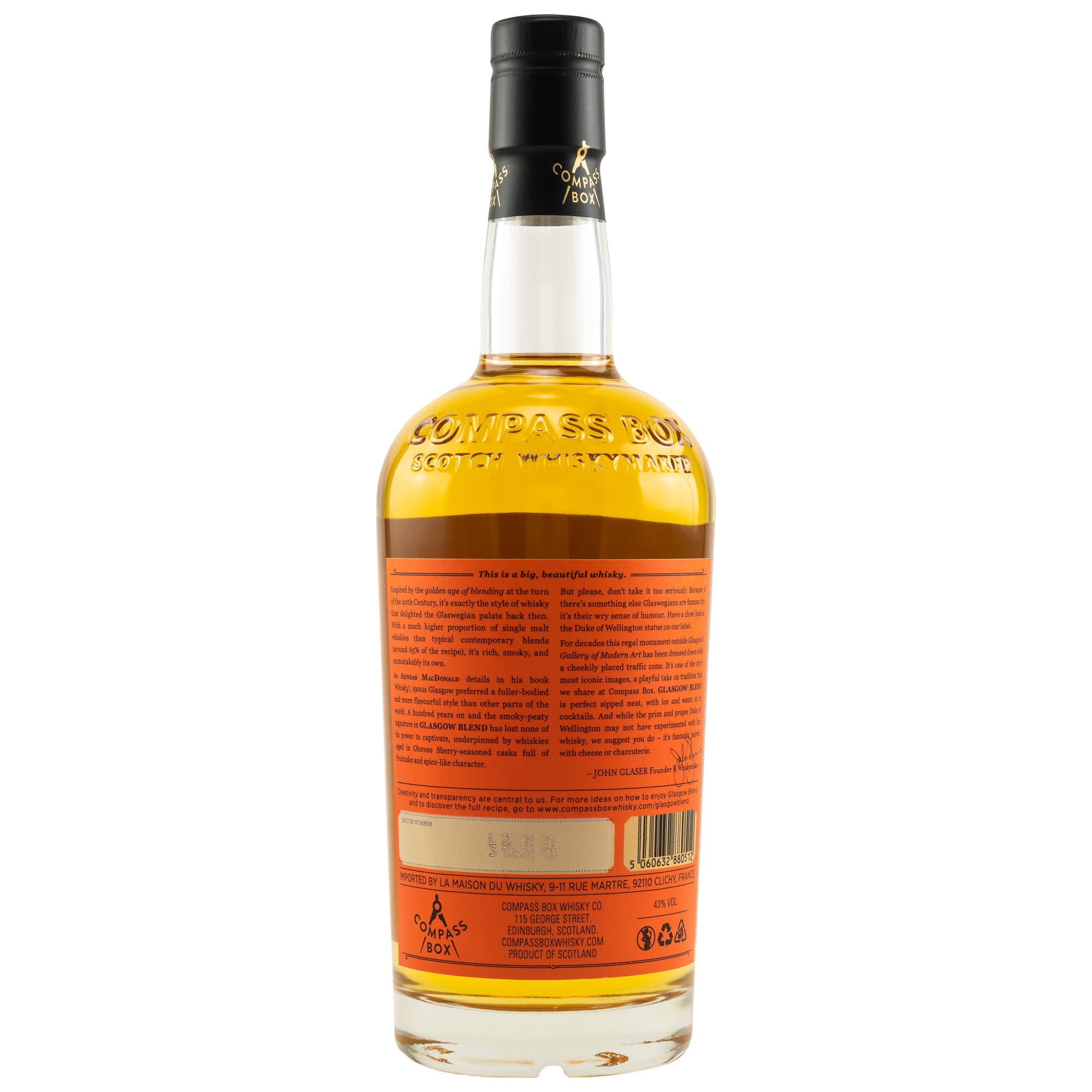 Compass Box Glasgow Blend - Blended Scotch Whisky