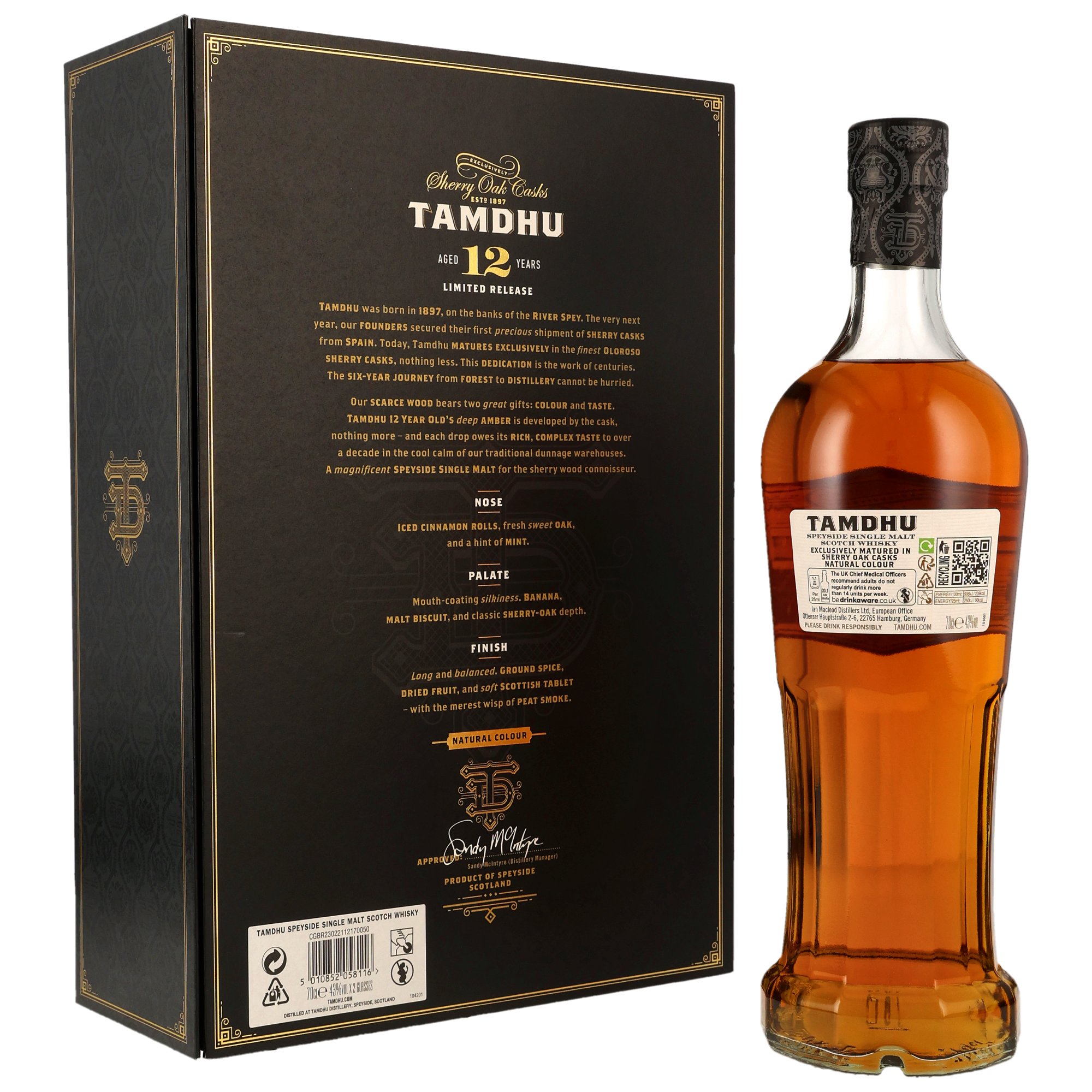 Tamdhu 12 y.o. GP mit 2 Tumblern - Sherry Oak Casks