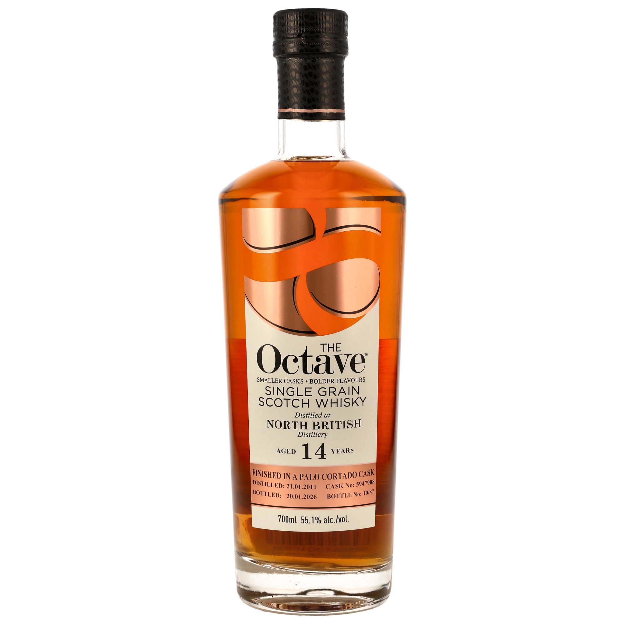 North British 2011/2026 - 14 y.o. - Single Grain Palo Cortado Sherry Cask #5947908 -The Octave (Duncan Taylor)