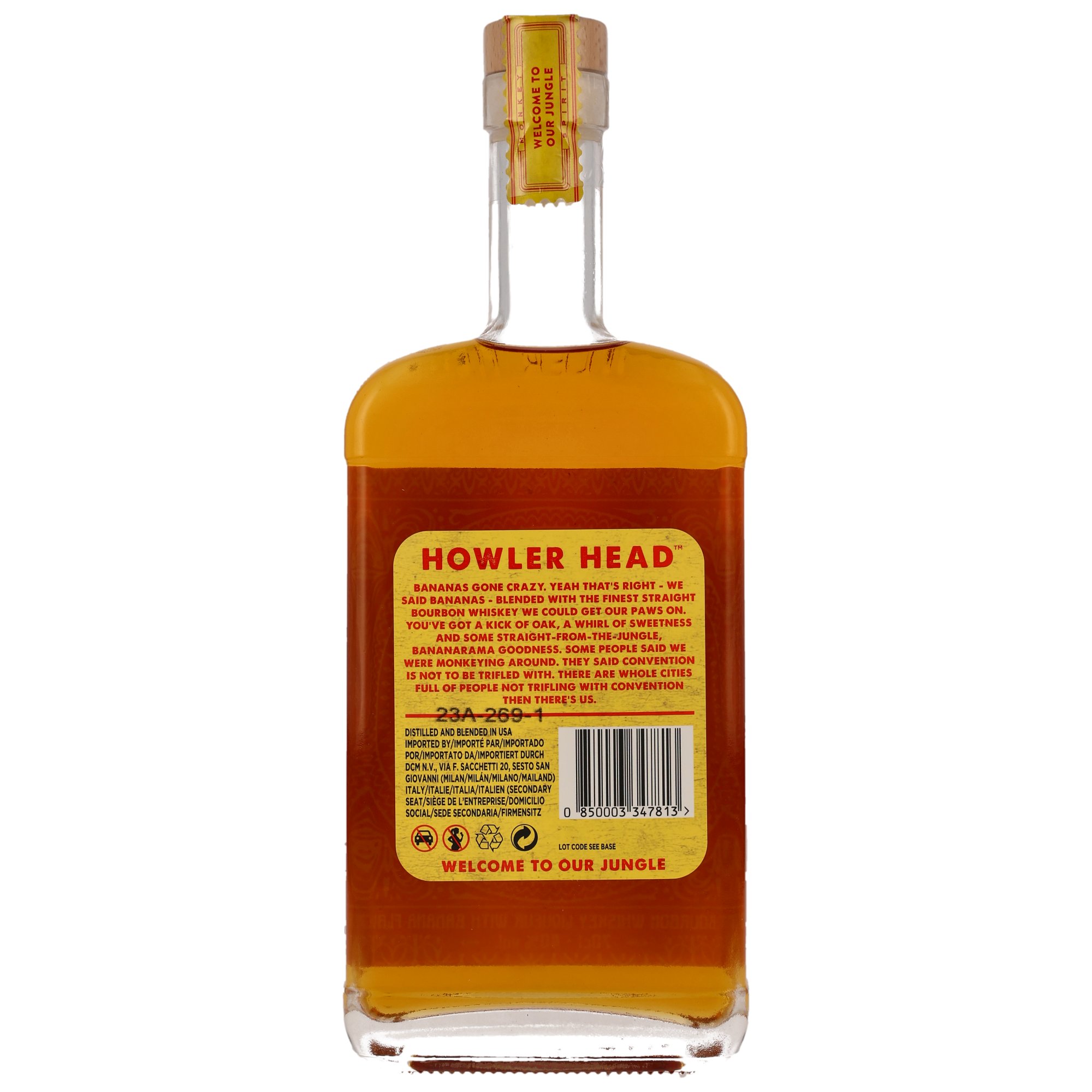Howler Head Banana Whiskey Likör