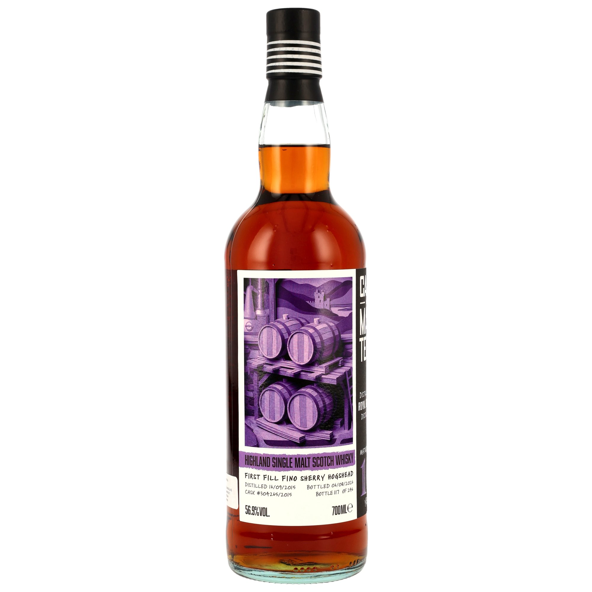 Royal Brackla 2015/2026 - 10 y.o. - 1st Fill Fino Sherry Cask #304265/2015 - Cask Masters - Brave New Spirits