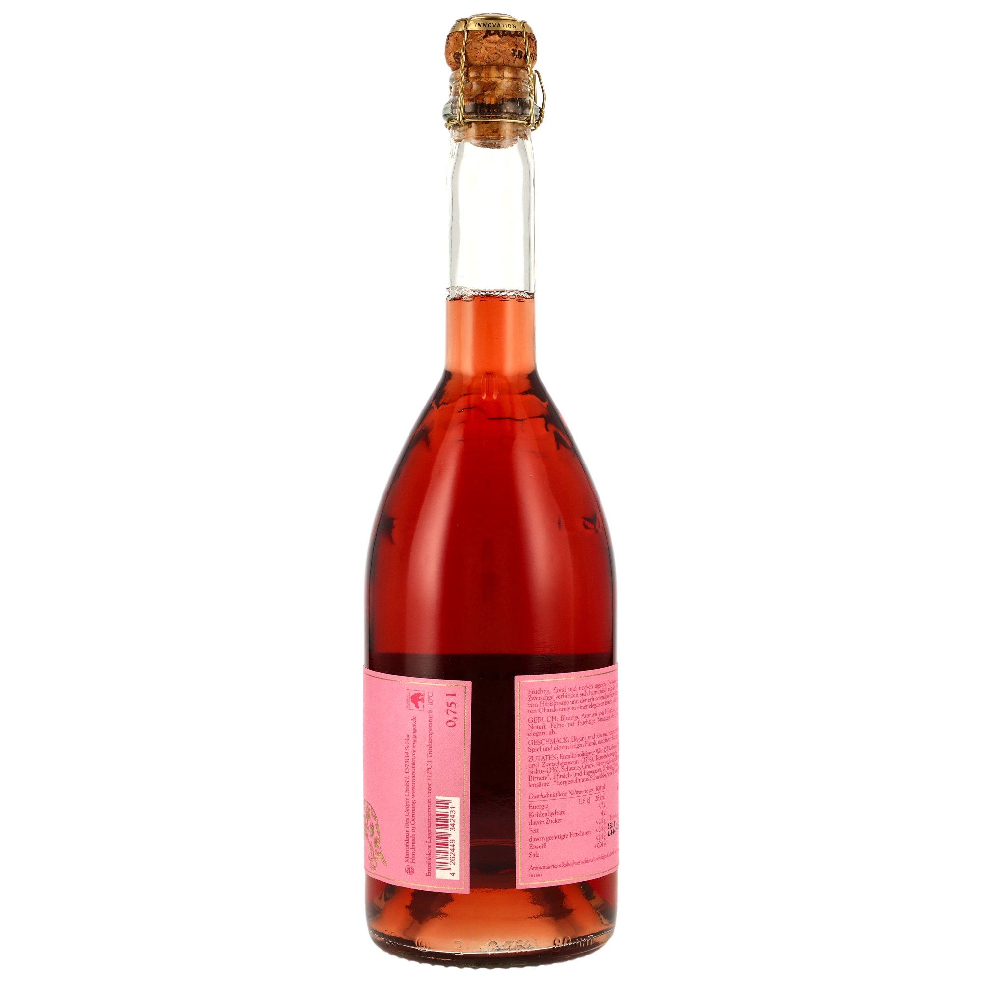 Teasecco Rosé - MHD-Artikel - Manufaktur Jörg Geiger