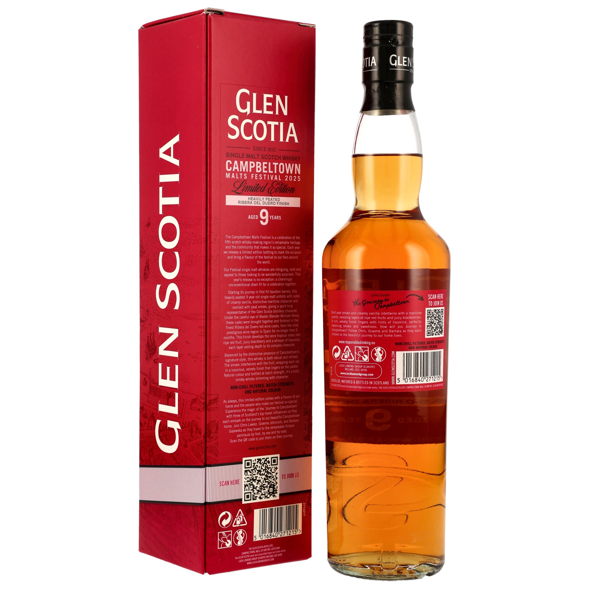 Glen Scotia 9 y.o. - Heavily Peated Ribera Del Duero Finish Campbeltown Malts Festival 2025