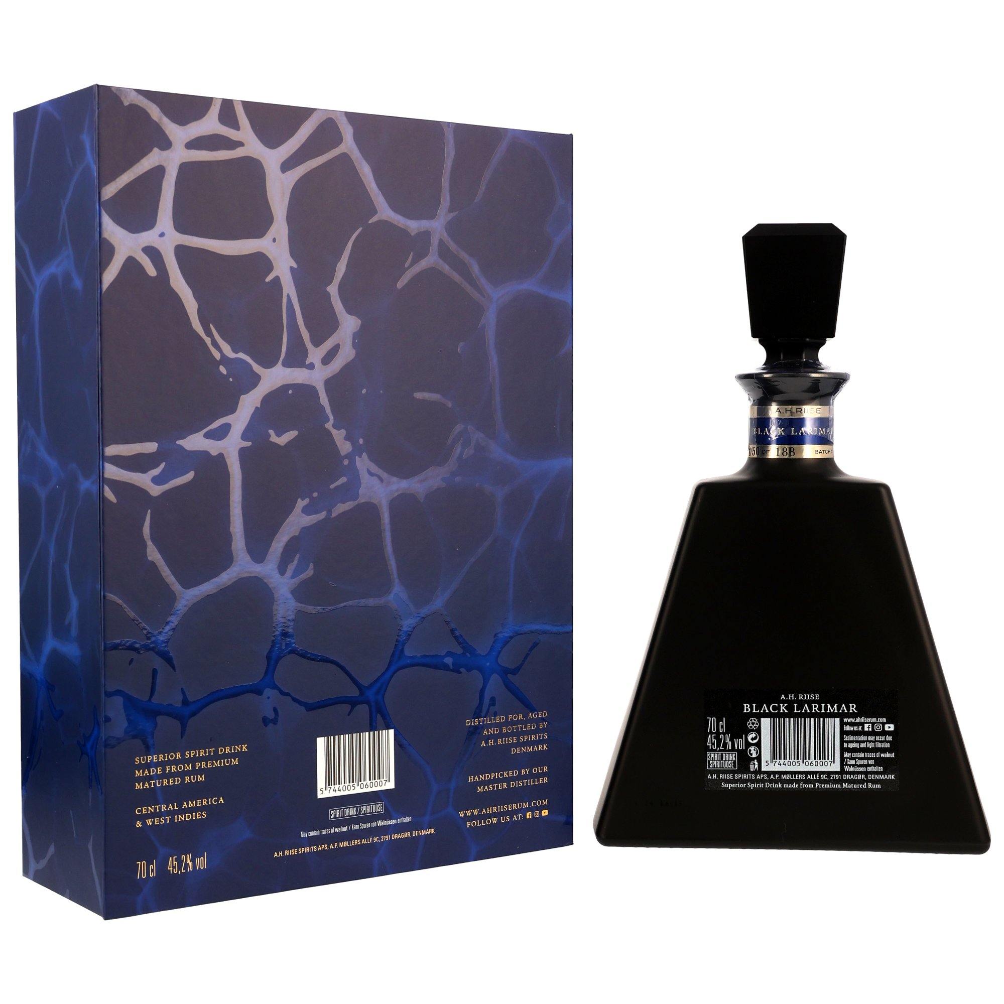 A.H. Riise Black Larimar - Black Gem Collection