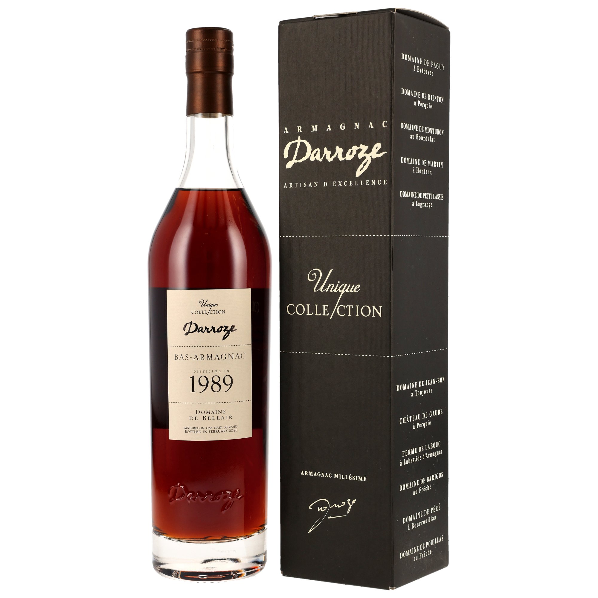 Domaine de Bellair 1989/2025 - 36 y.o. - Armagnac Darroze