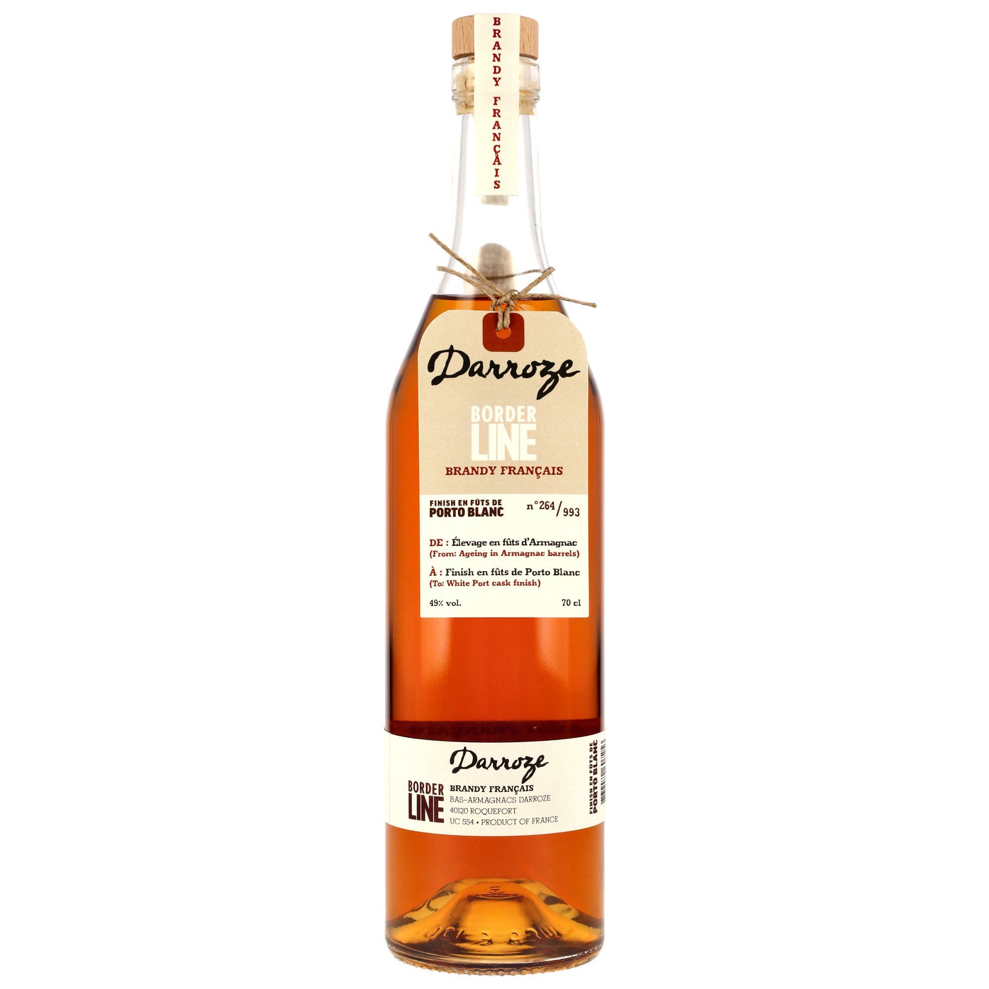 Borderline Brandy Français Porto Blanc Finish - Darroze