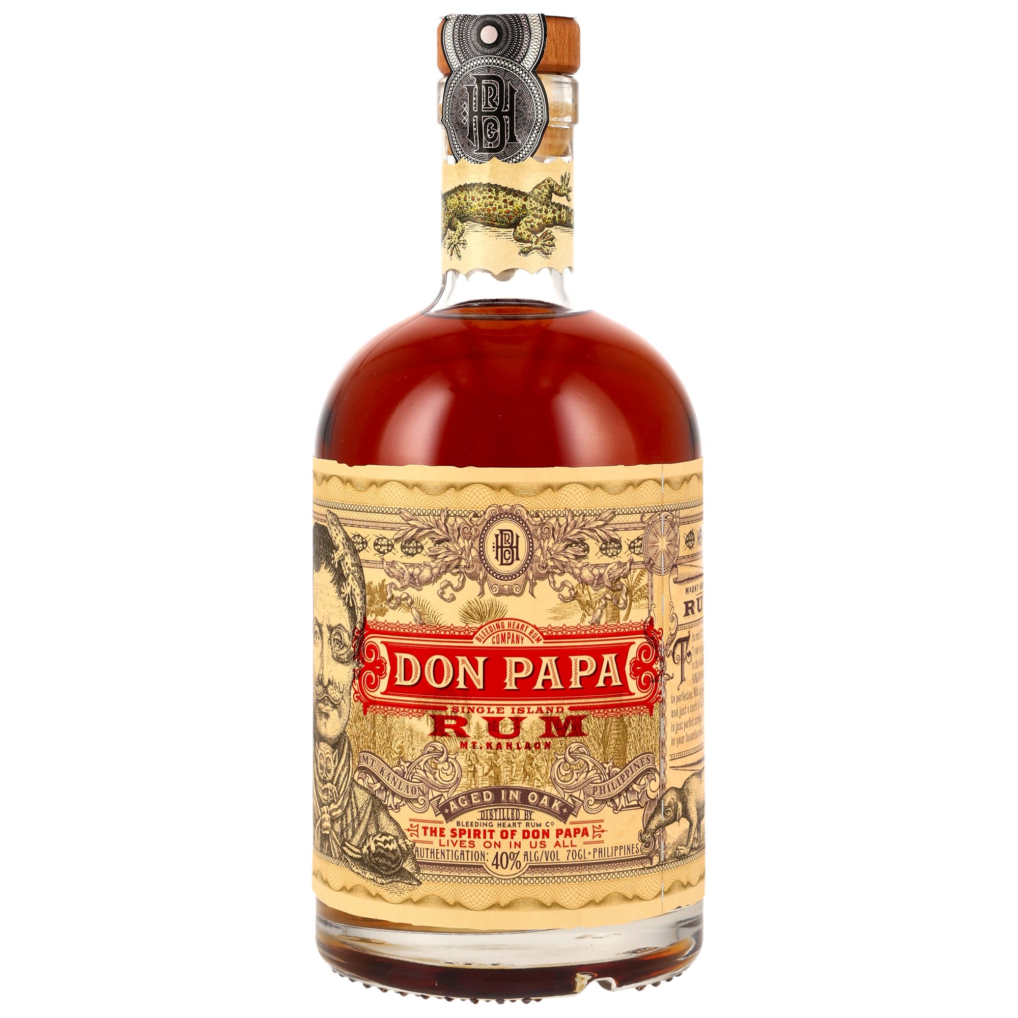 Don Papa 7 - Deutsches Etikett