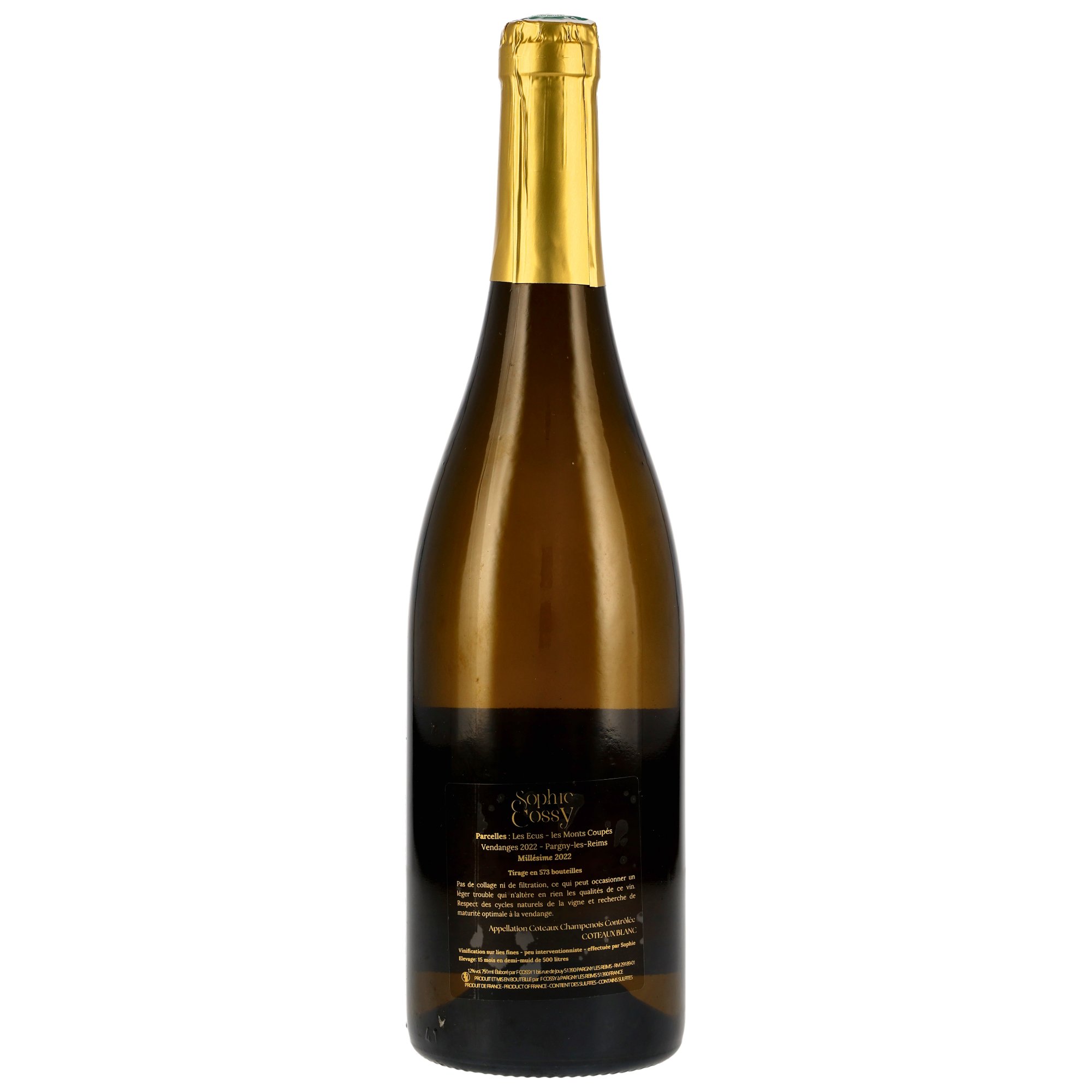 Cossy White Wine Coteaux Champenois Blanc 2022