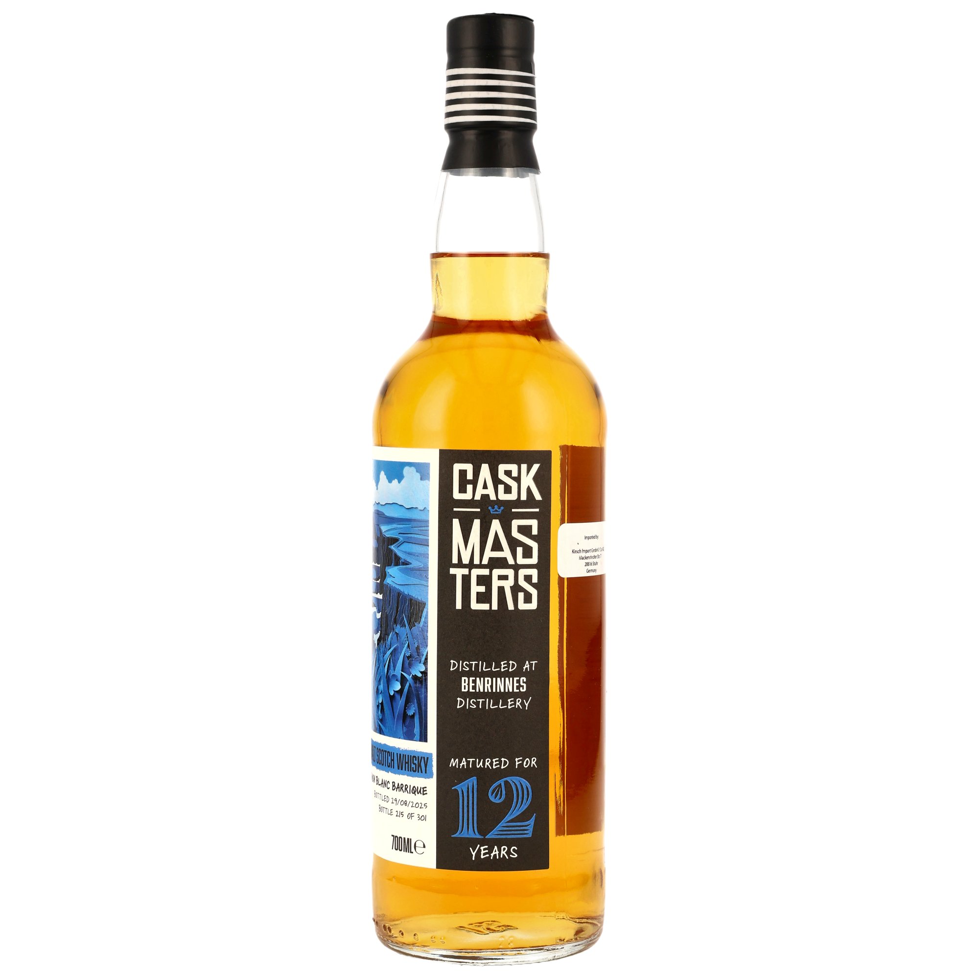 Benrinnes 2013/2025 - 12 y.o. - 1st Fill Sauvignon Blanc Cask #2311807/2013 - Cask Masters - Brave New Spirits