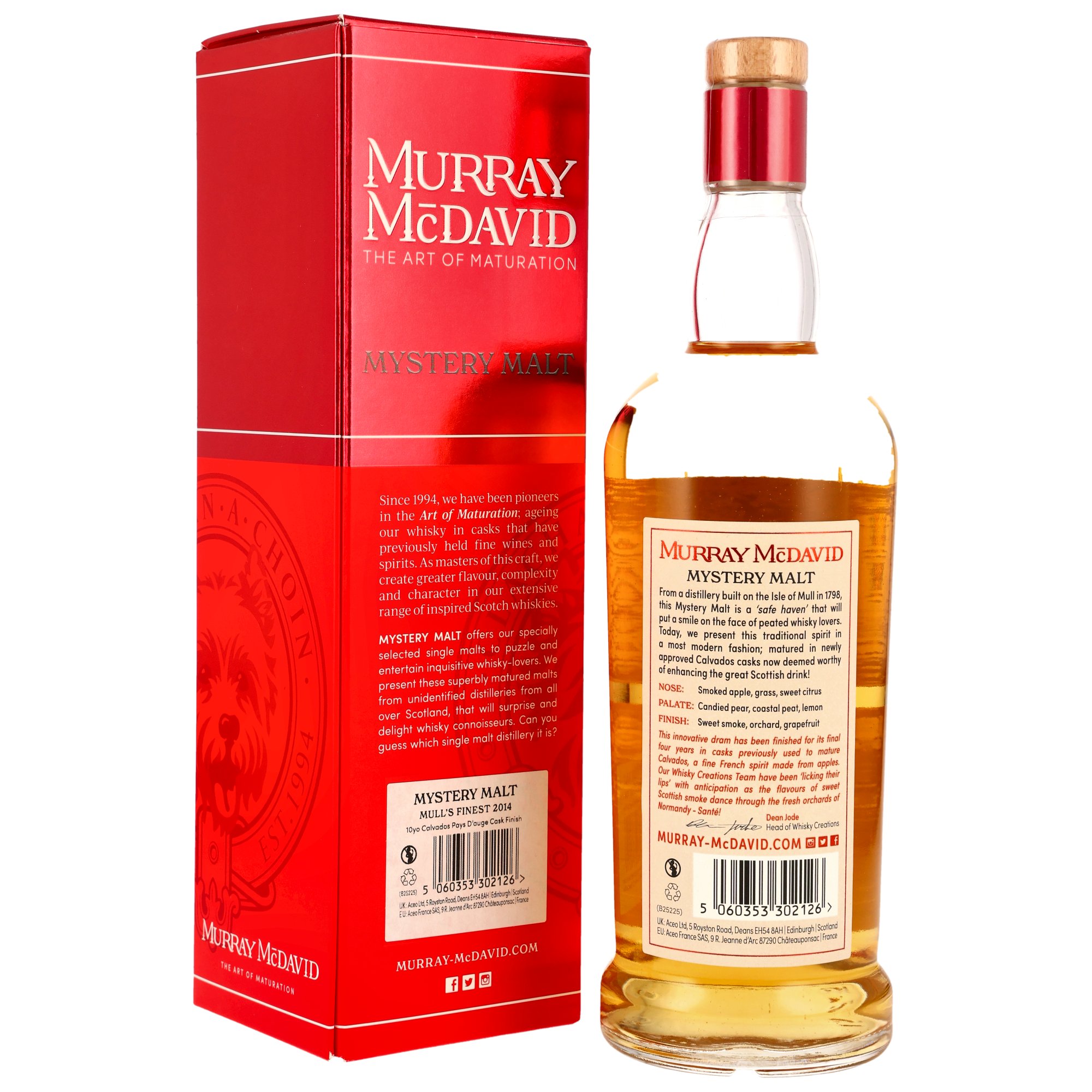 Mull's Finest 2014/2025 - 10 y.o. - Calvados Cask Finish - Murray McDavid