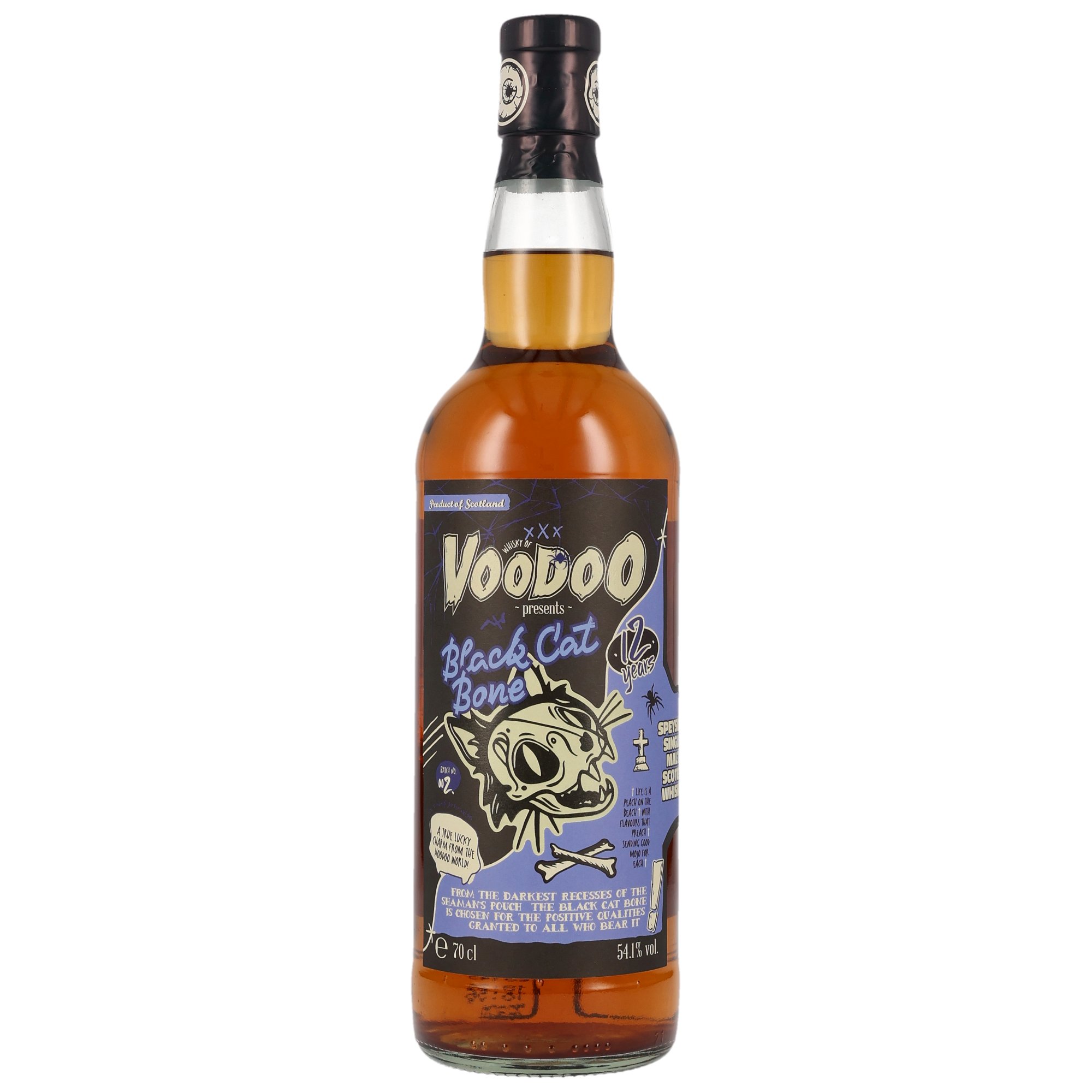Whisky of Voodoo: Black Cat Bone 12 y.o. Speyside Single Malt (Benrinnes)