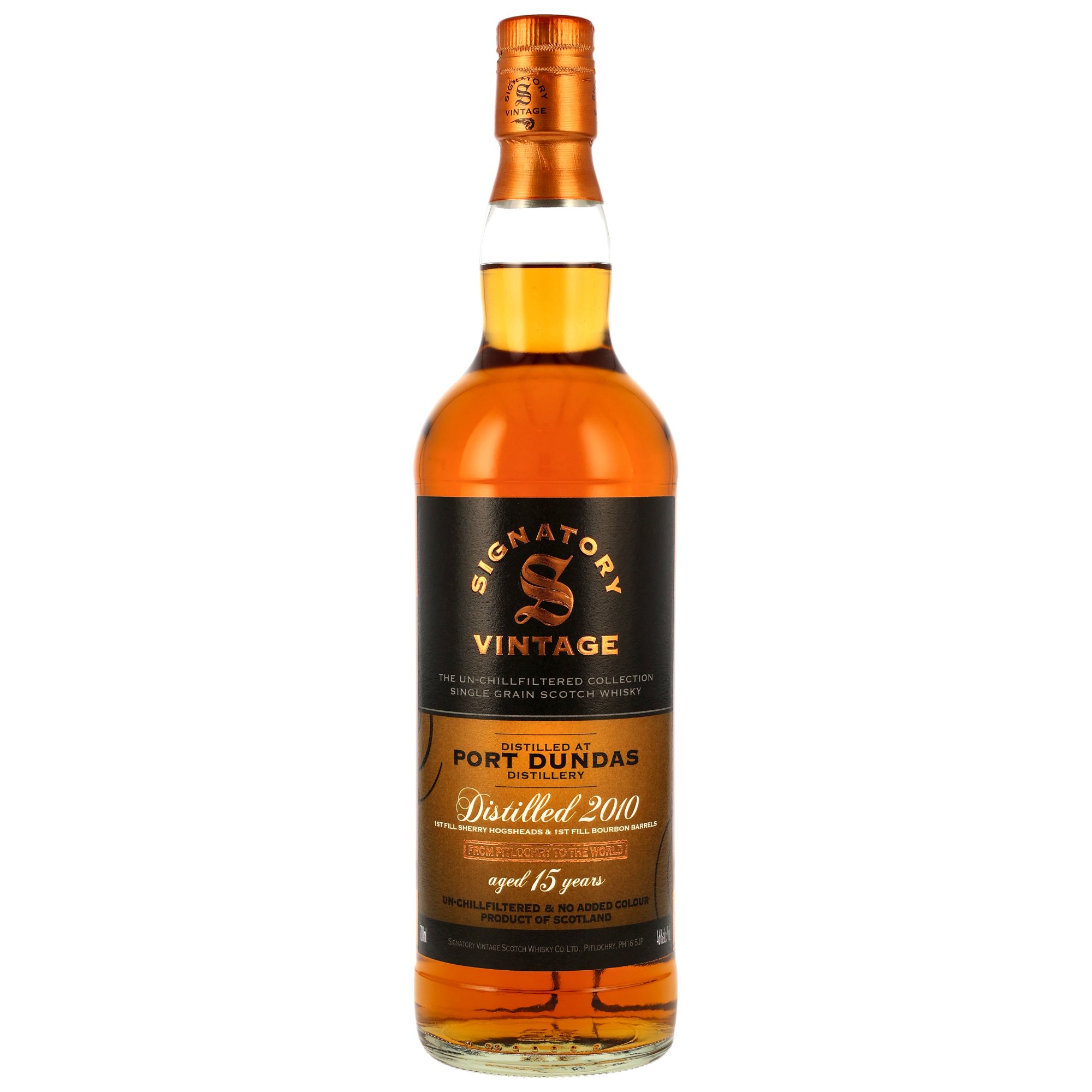 Port Dundas 2010/2026 - 15 y.o. - Single Grain - 1st Fill Sherry & Bourbon Casks - Sig un-chill