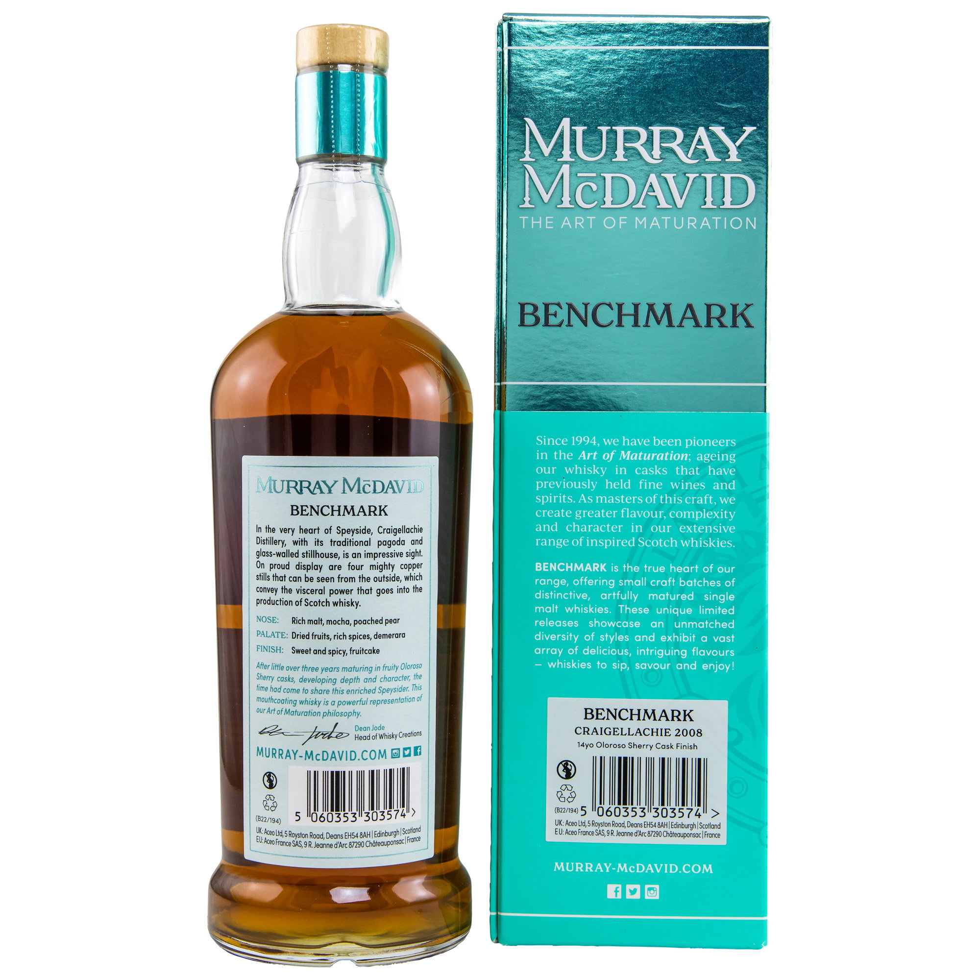Craigellachie 2008/2022 - 14 y.o. - Oloroso Cask - Murray McDavid