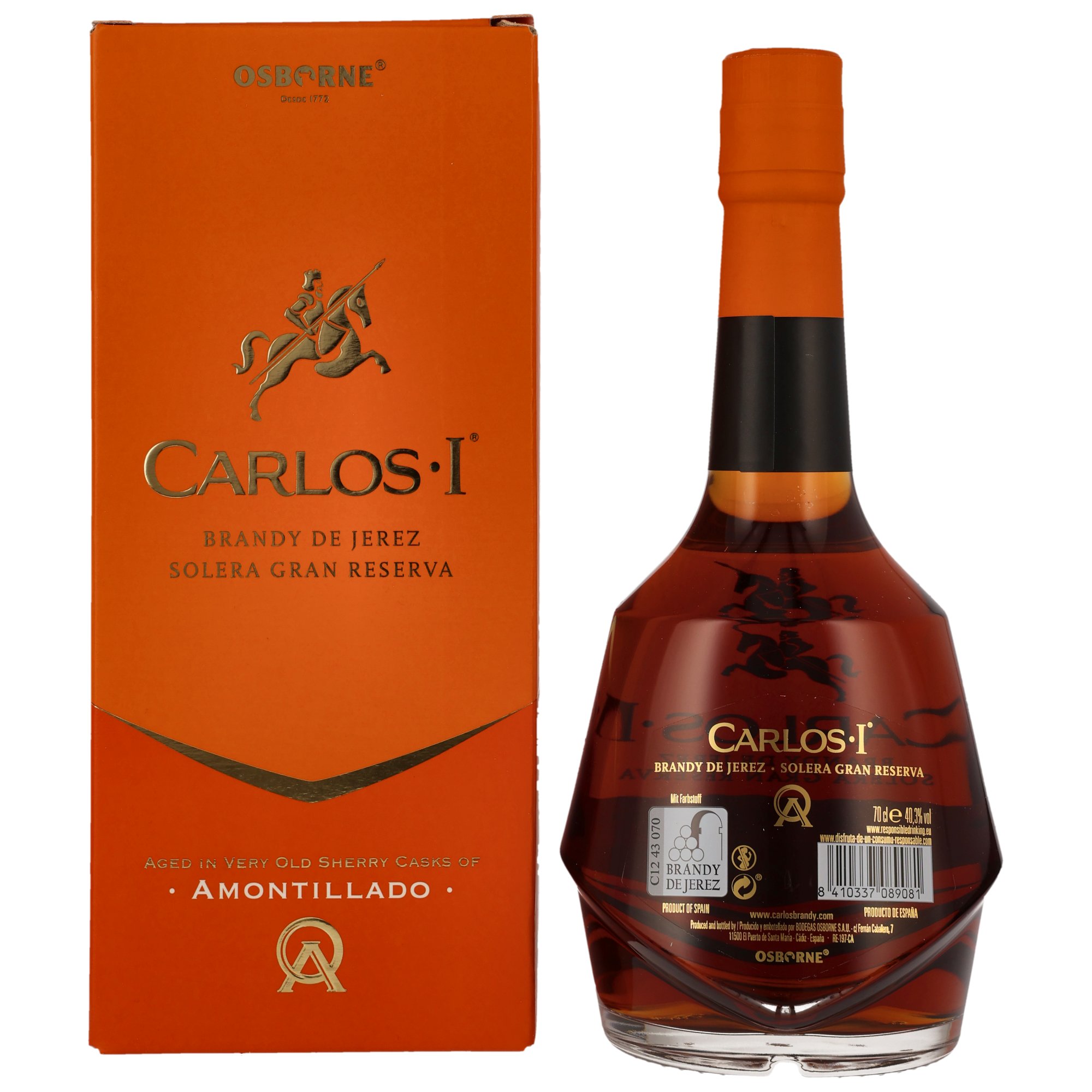 Carlos I Primero Amontillado Brandy