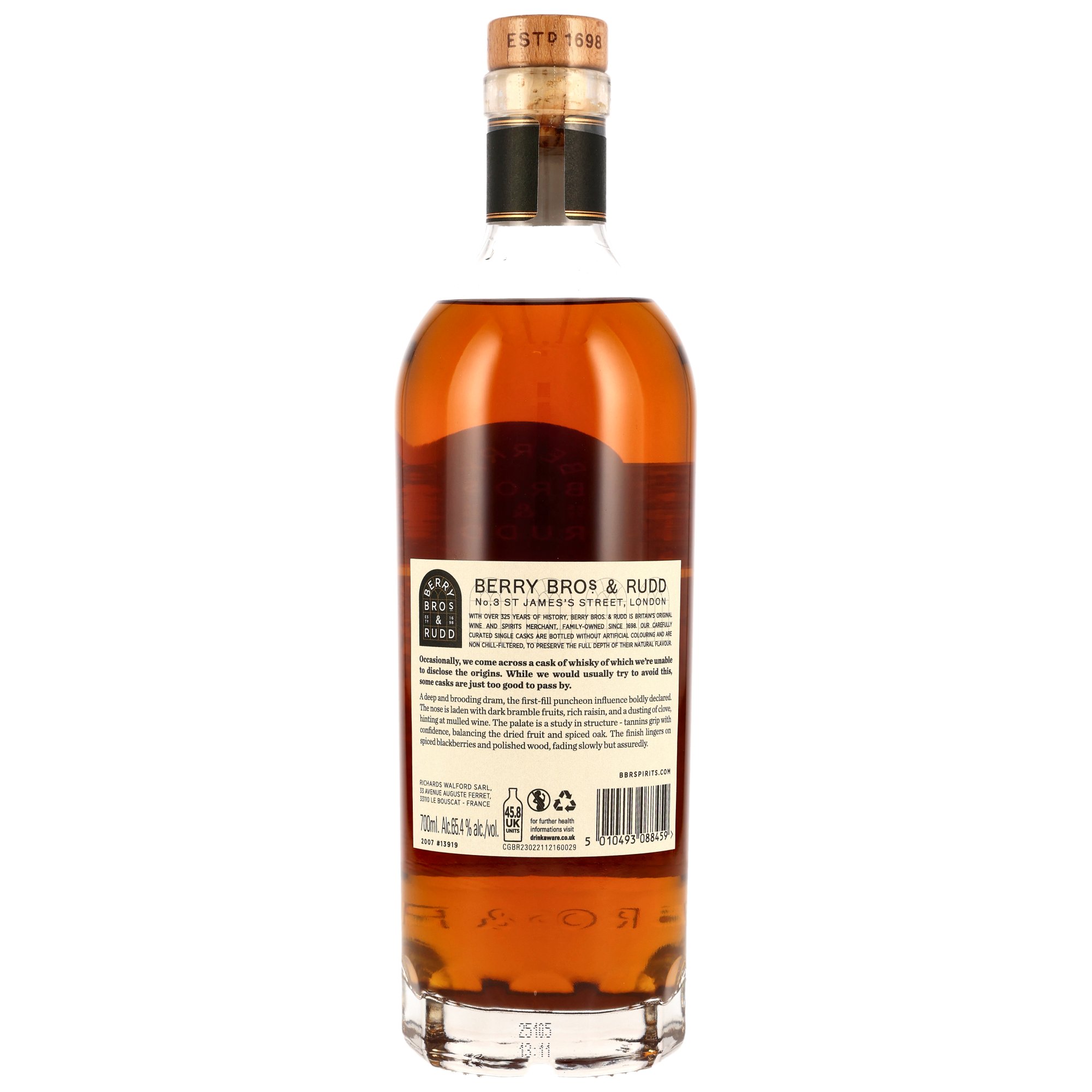 Secret Speyside 2007/2025 - 18 y.o. - 1st Fill Puncheon #13919 (Berry Bros. & Rudd) - Cloudy Bottling