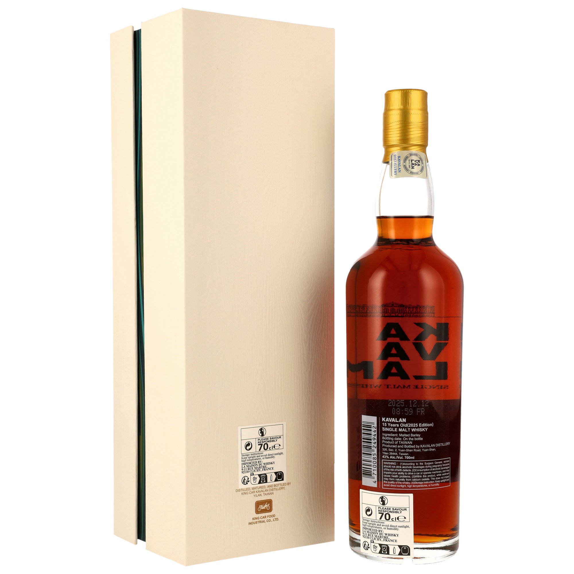 Kavalan 15 y.o. Four Cask Matured
