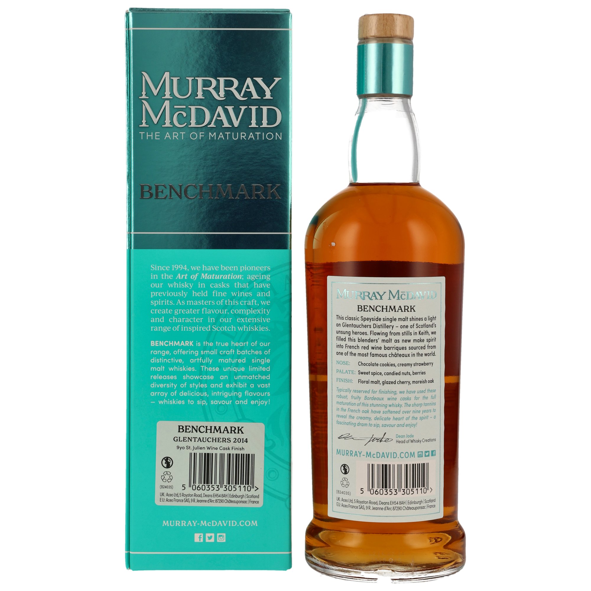 Glentauchers 2014/2024 - 9 y.o. - St. Julien Wine Cask - Murray McDavid