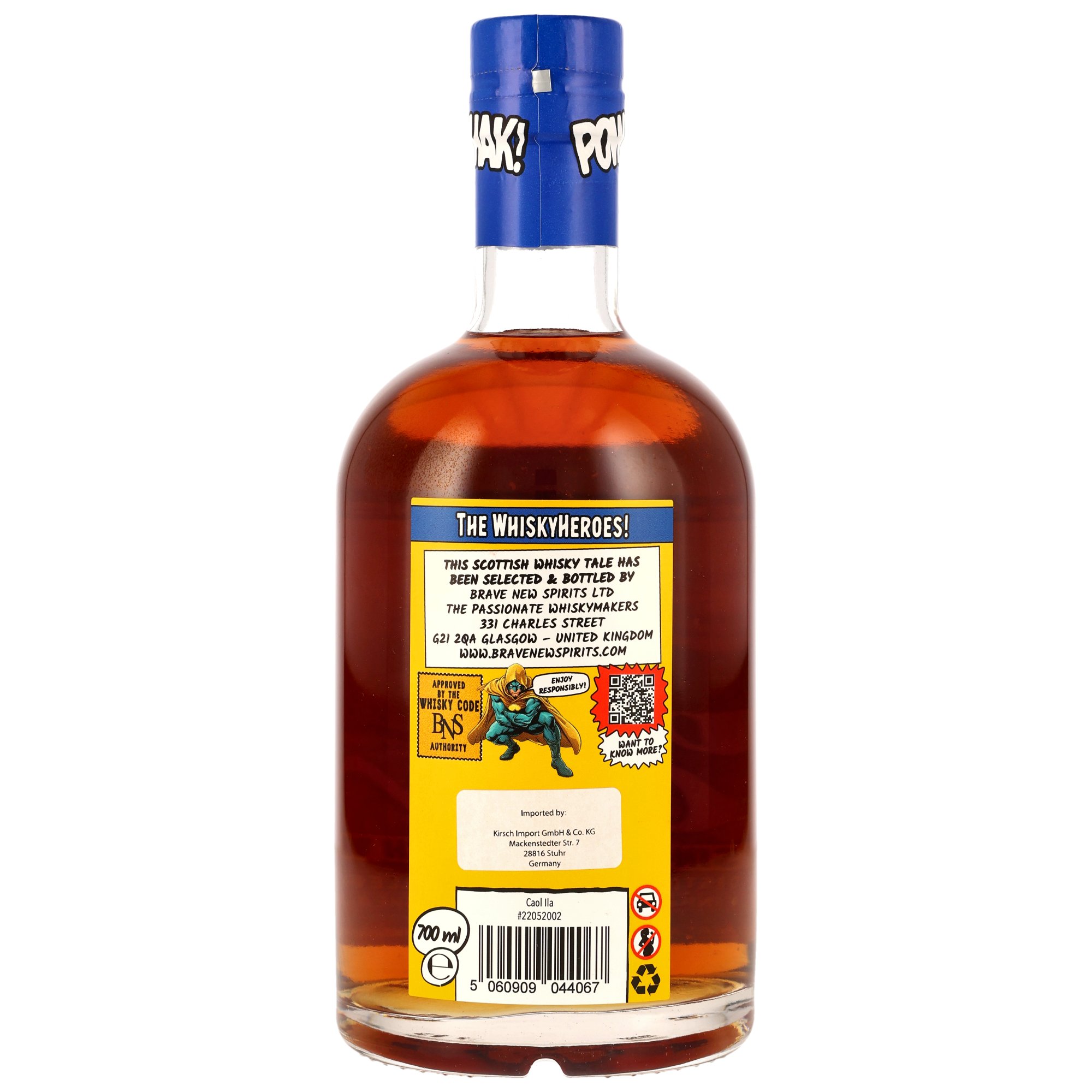 Caol Ila 11 y.o. Whiskyheroes: Widows Cove - Brave New Spirits