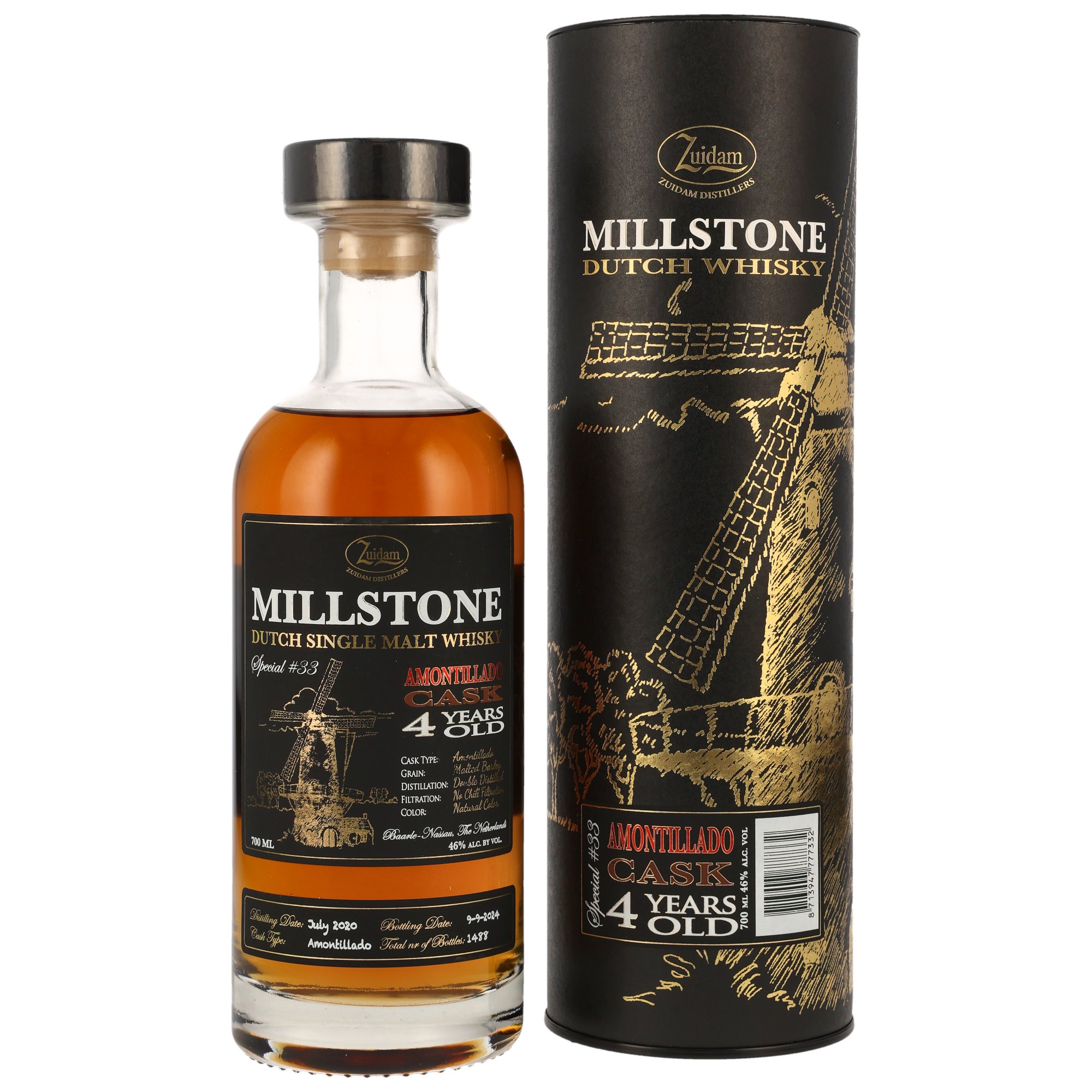 Millstone 2020/2024 - 4  y.o. - Single Malt Amontillado Cask - Special #33