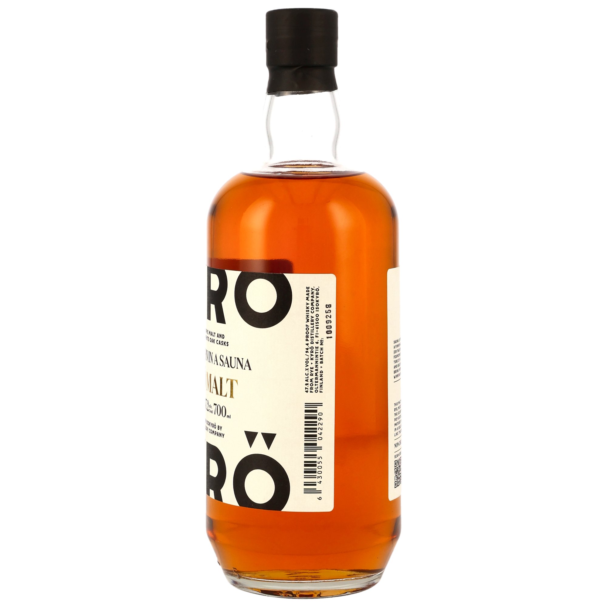 Kyrö Rye Malt Whisky Born in a Sauna  - 700ml