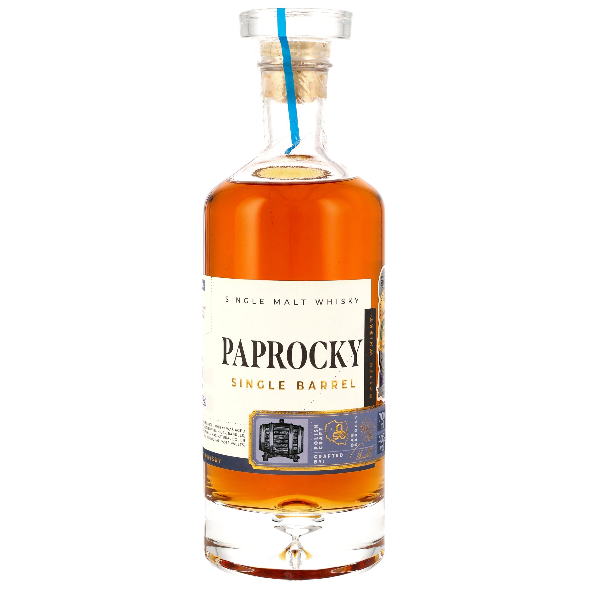 Paprocky Single Malt Whisky  - Virgin Oak Single Barrel #2536