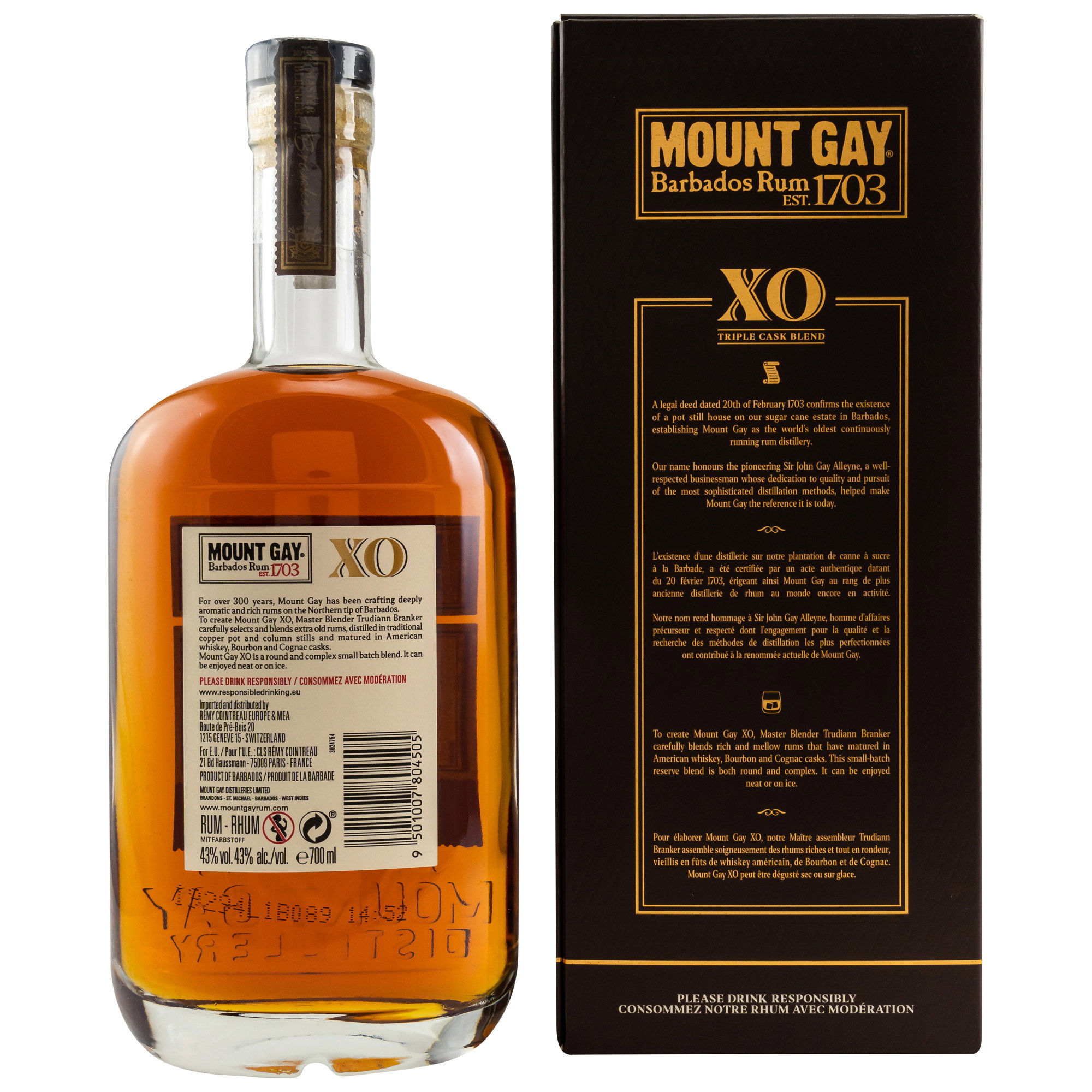 Mount Gay 1703 XO Triple Cask Blend