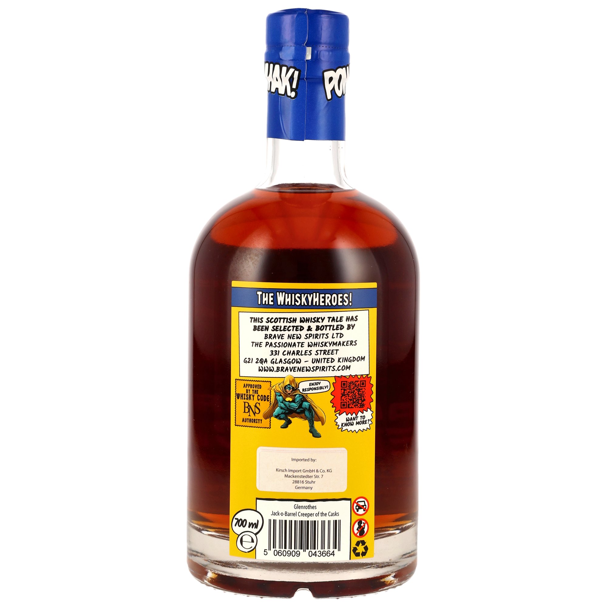 Glenrothes 10 y.o. Whiskyheroes - Jack-o-Barrel: Creeper of the Casks - Brave New Spirits