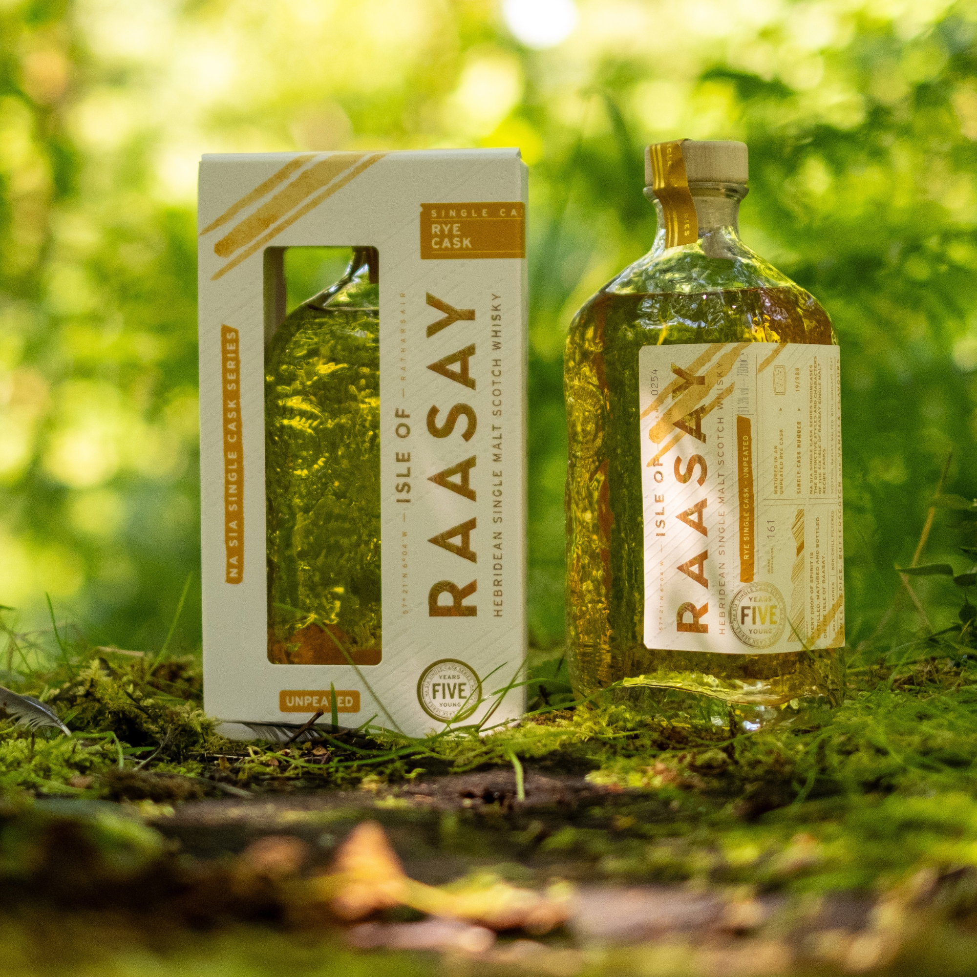 Isle of Raasay 2019/2024 - 5 y.o. - Single Malt Whisky - Single Cask #19/266 Rye Cask