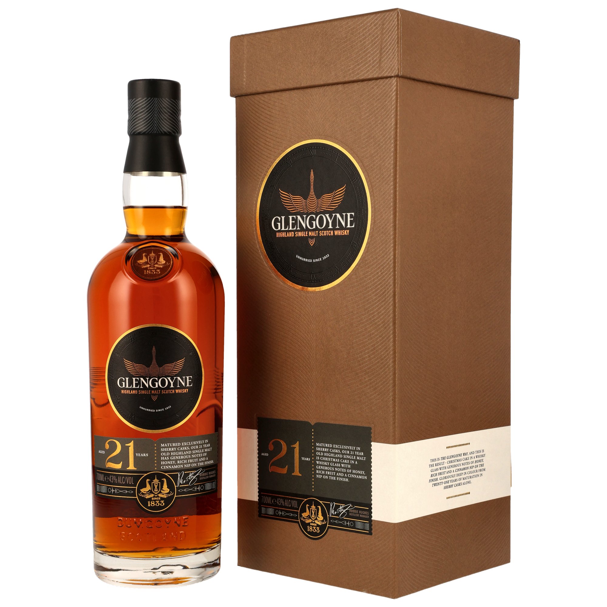Glengoyne 21 y.o. - Sherry Casks - neue Ausstattung