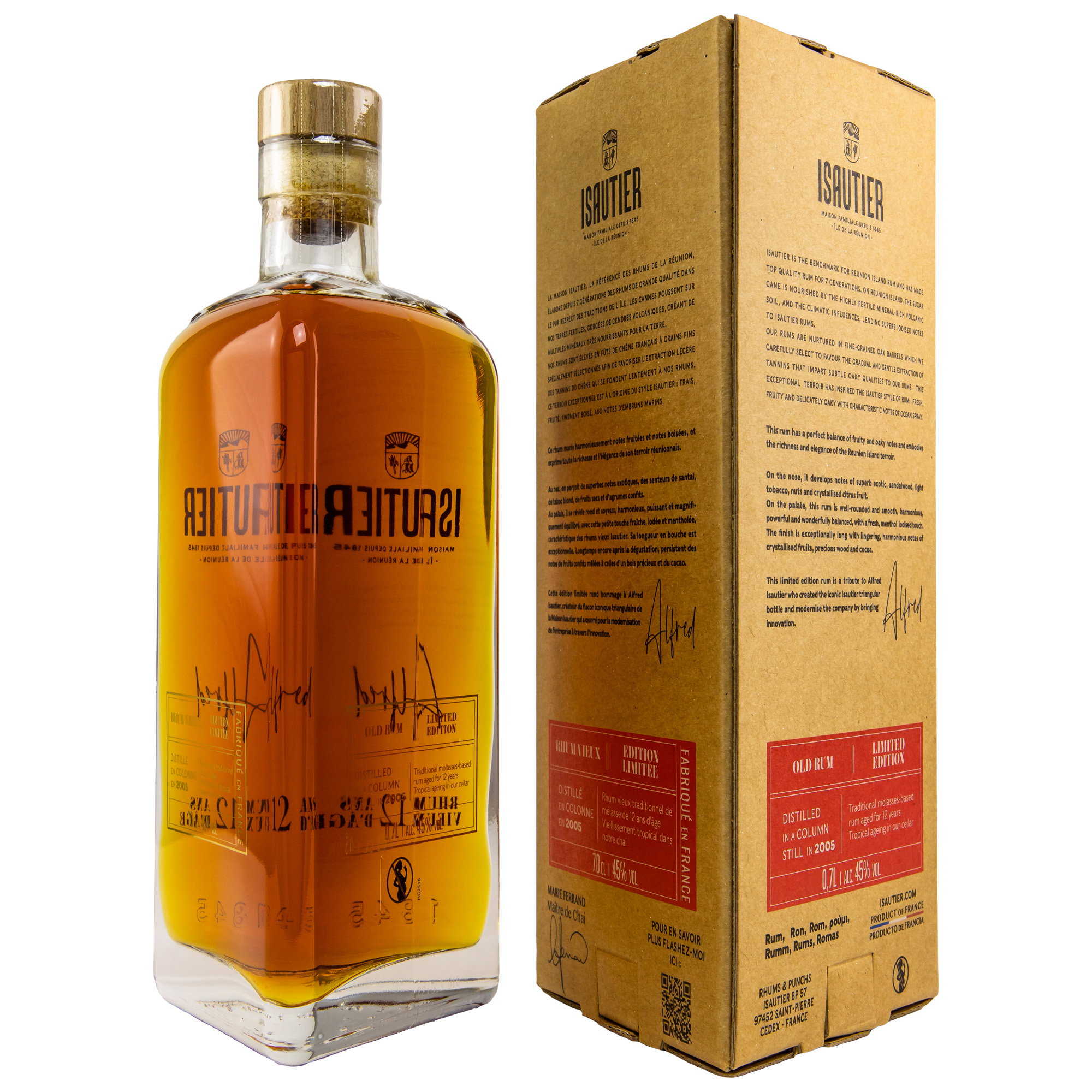 Isautier Rum 12 y.o. Alfred Rhum Vieux
