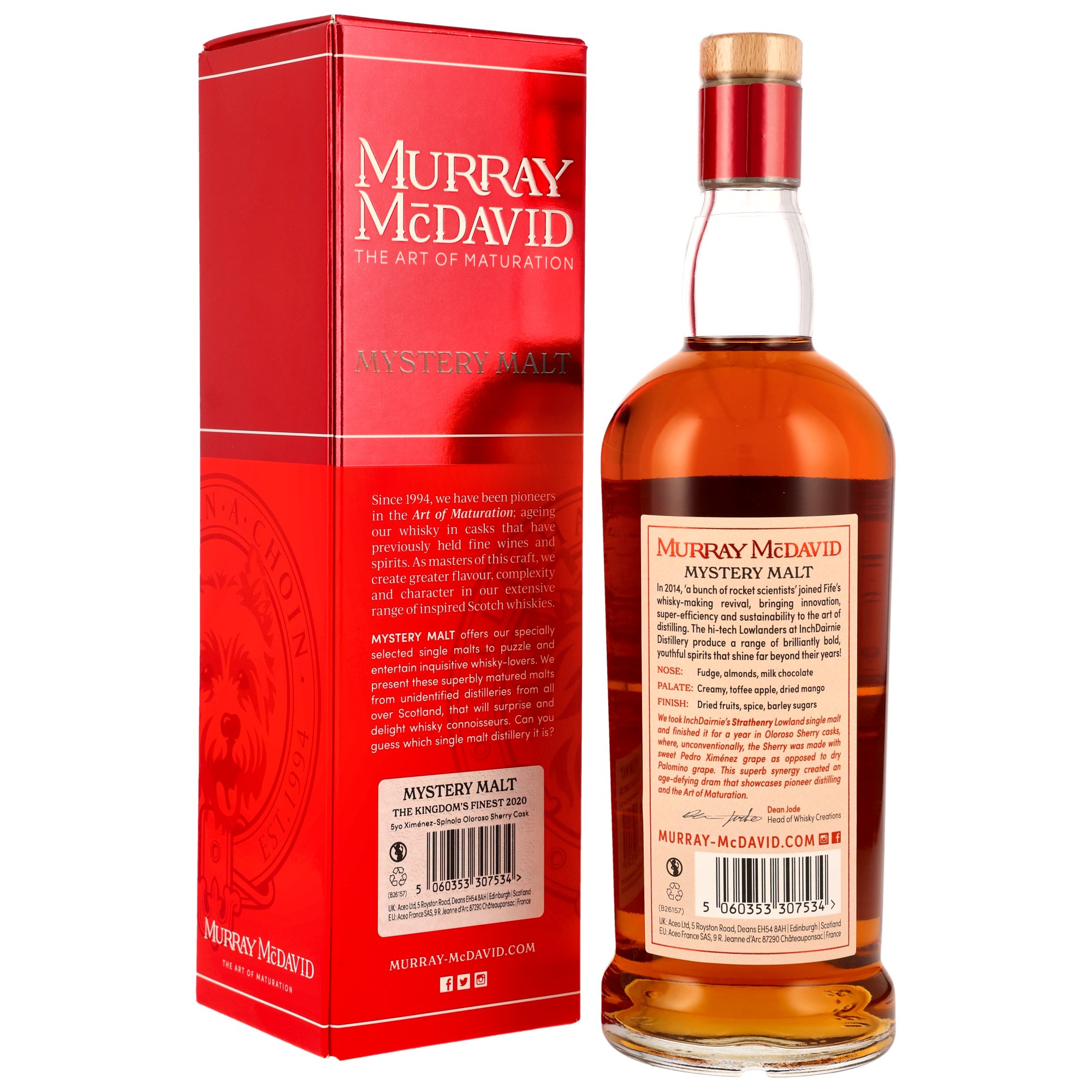 The Kingdoms Finest 2020/2026 - 5 y.o. - Oloroso Sherry Casks - Murray McDavid