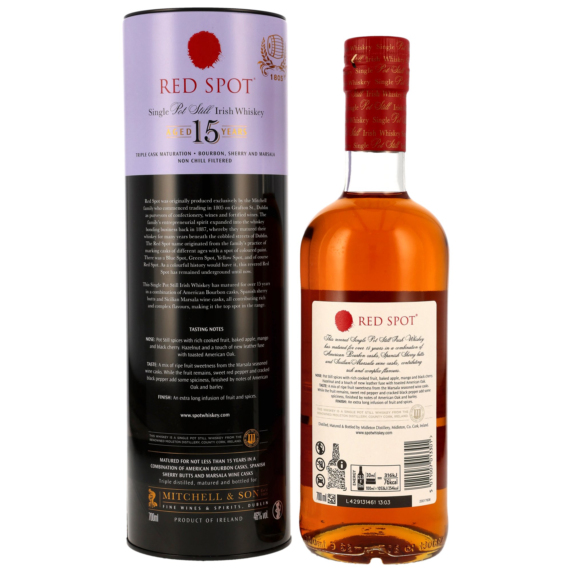 Red Spot 15 y.o. Bourbon, Sherry & Marsala Casks