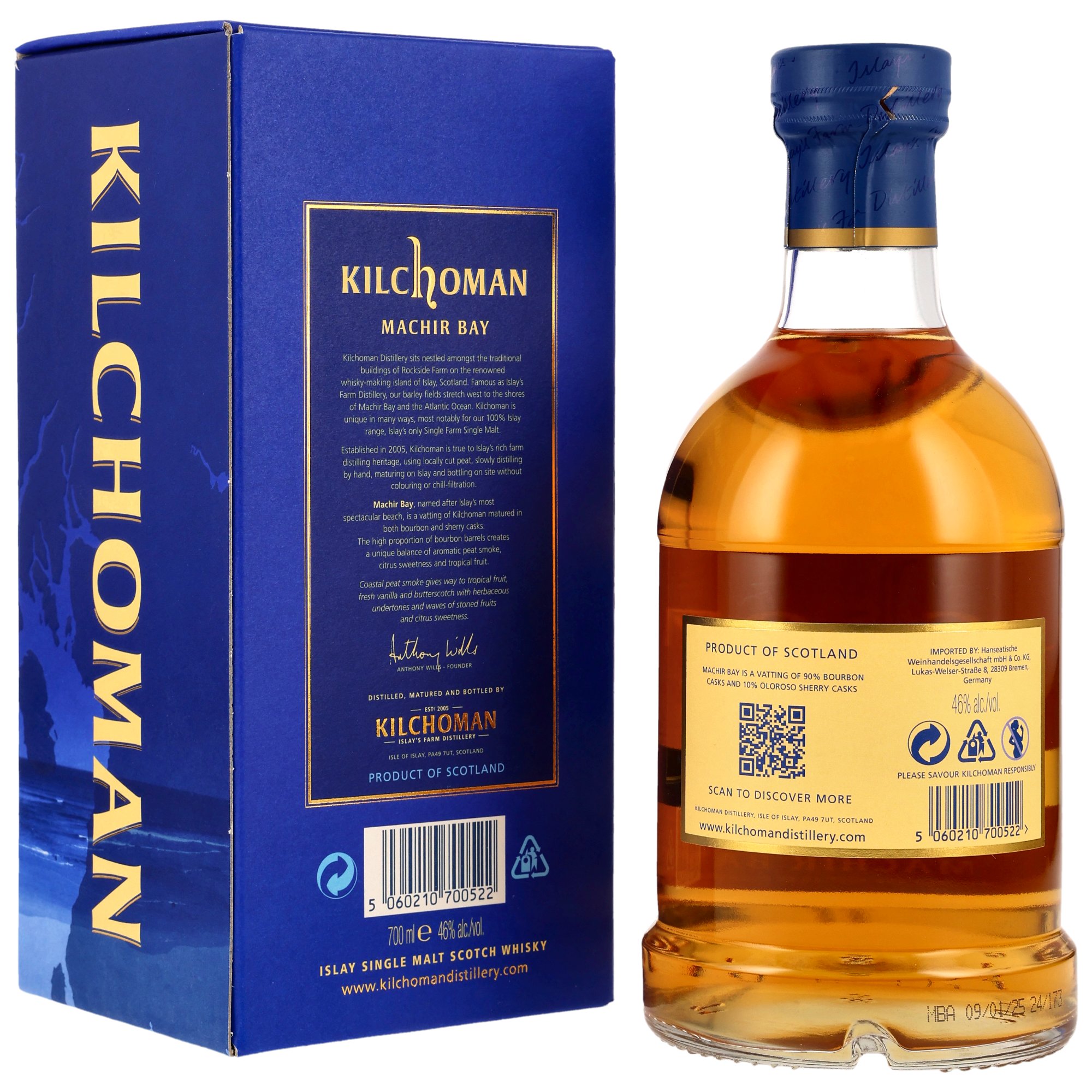 Kilchoman Machir Bay - blaues Etikett