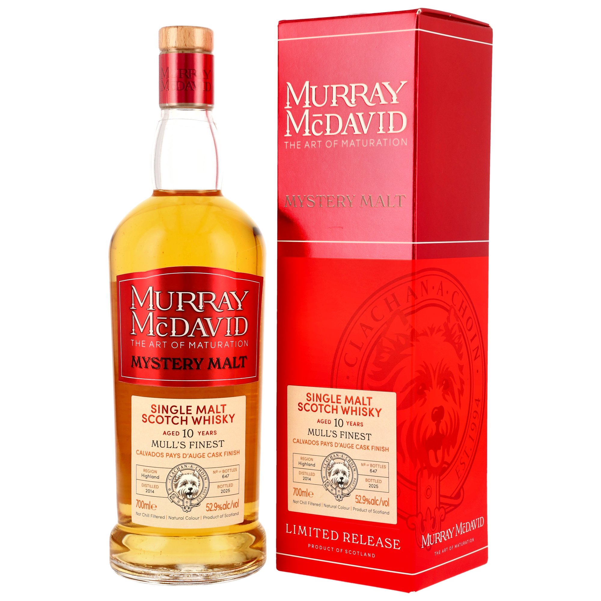 Mull's Finest 2014/2025 - 10 y.o. - Calvados Cask Finish - Murray McDavid