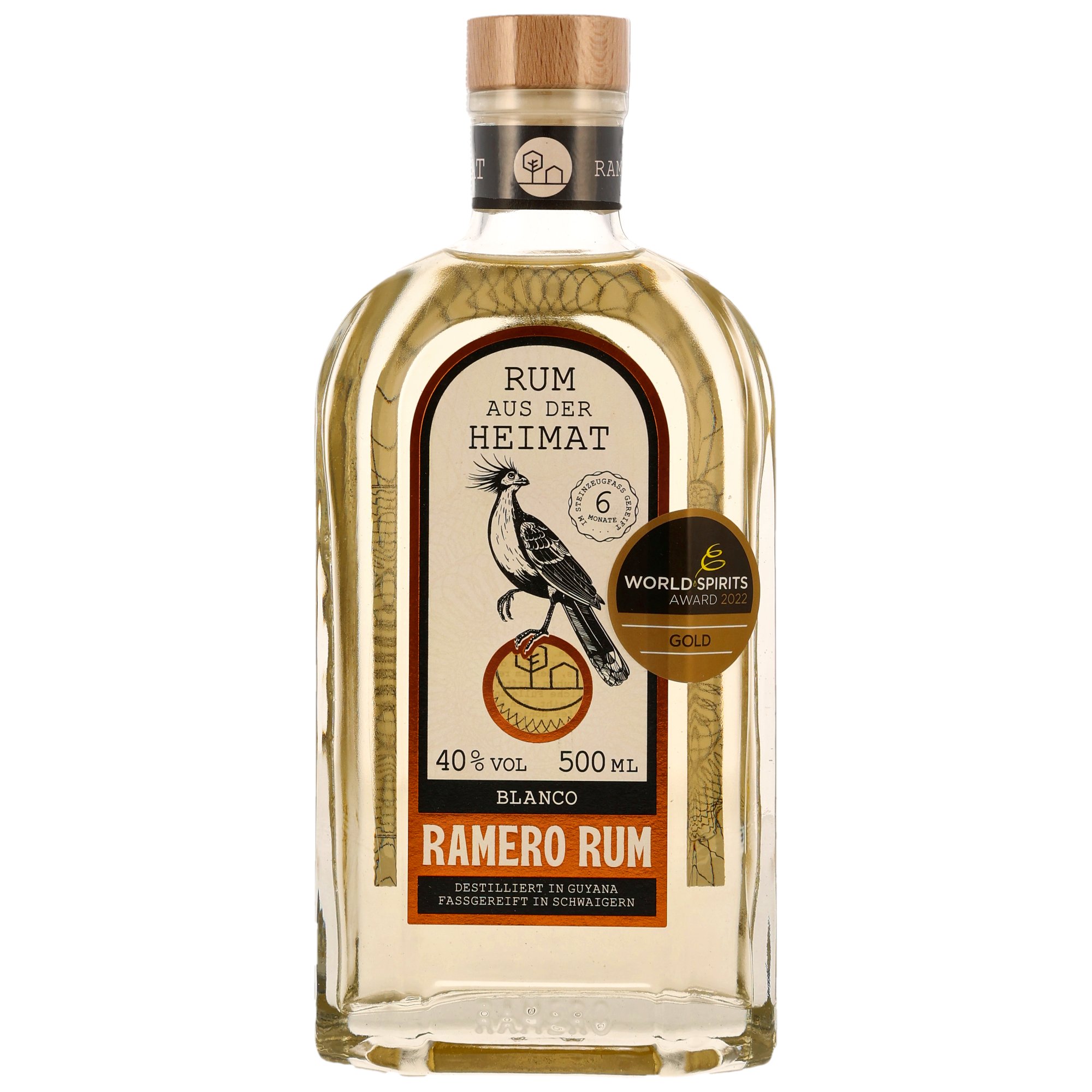 RAMERO Guyana Rum Blanco - 40%