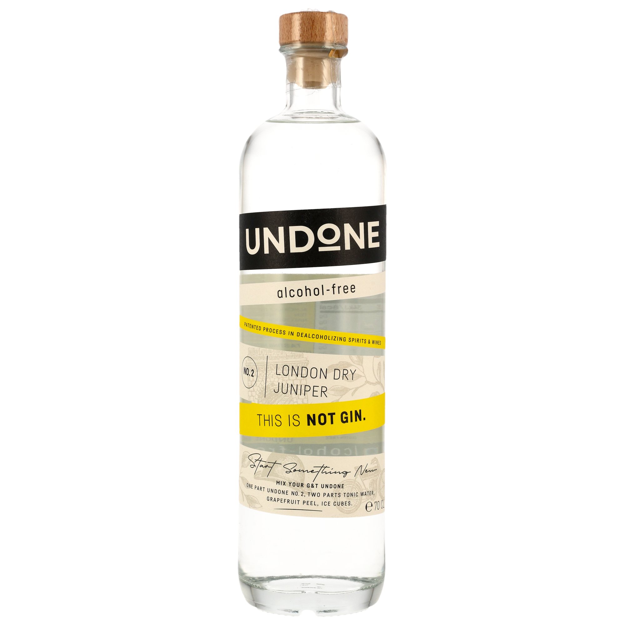 UNDONE No.2 London Dry Juniper / Not Gin (alkoholfrei) - MHD Artikel
