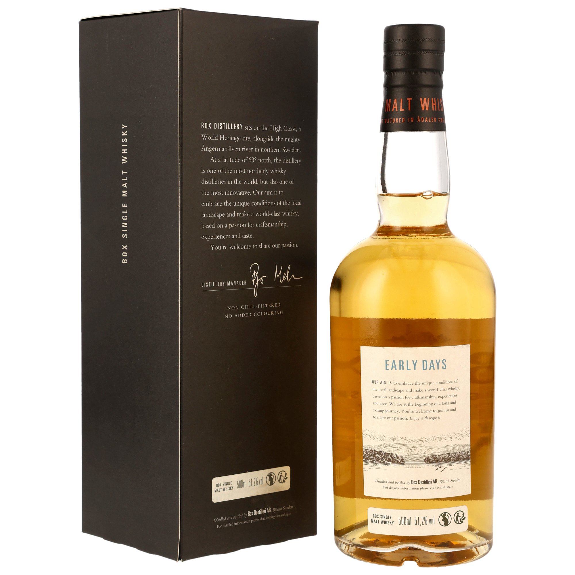 Box Single Malt Whisky Early Day - Batch 001